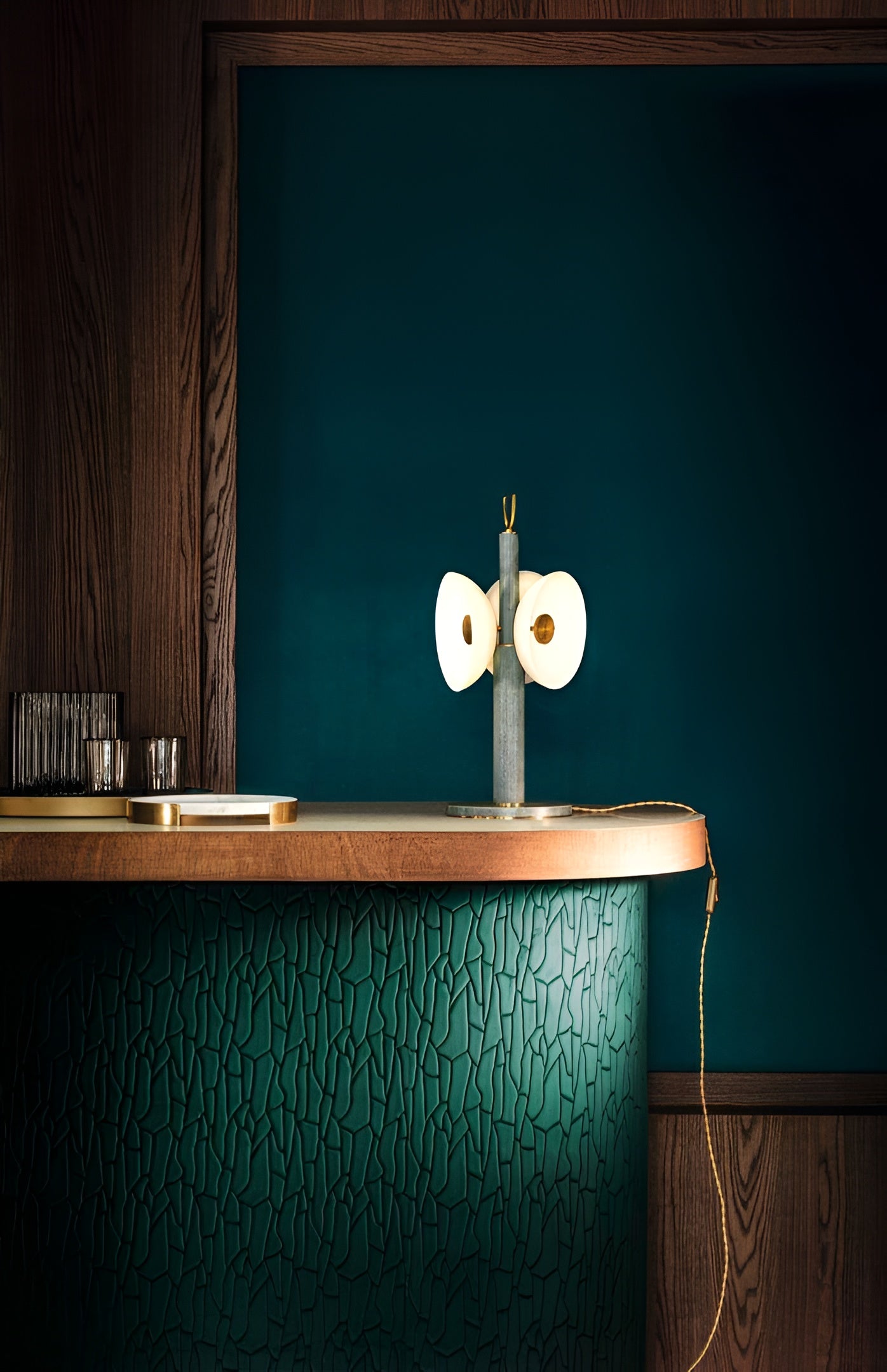 Textured Velvet 3D Wallpaper SAIHO - ANTHRACITE
