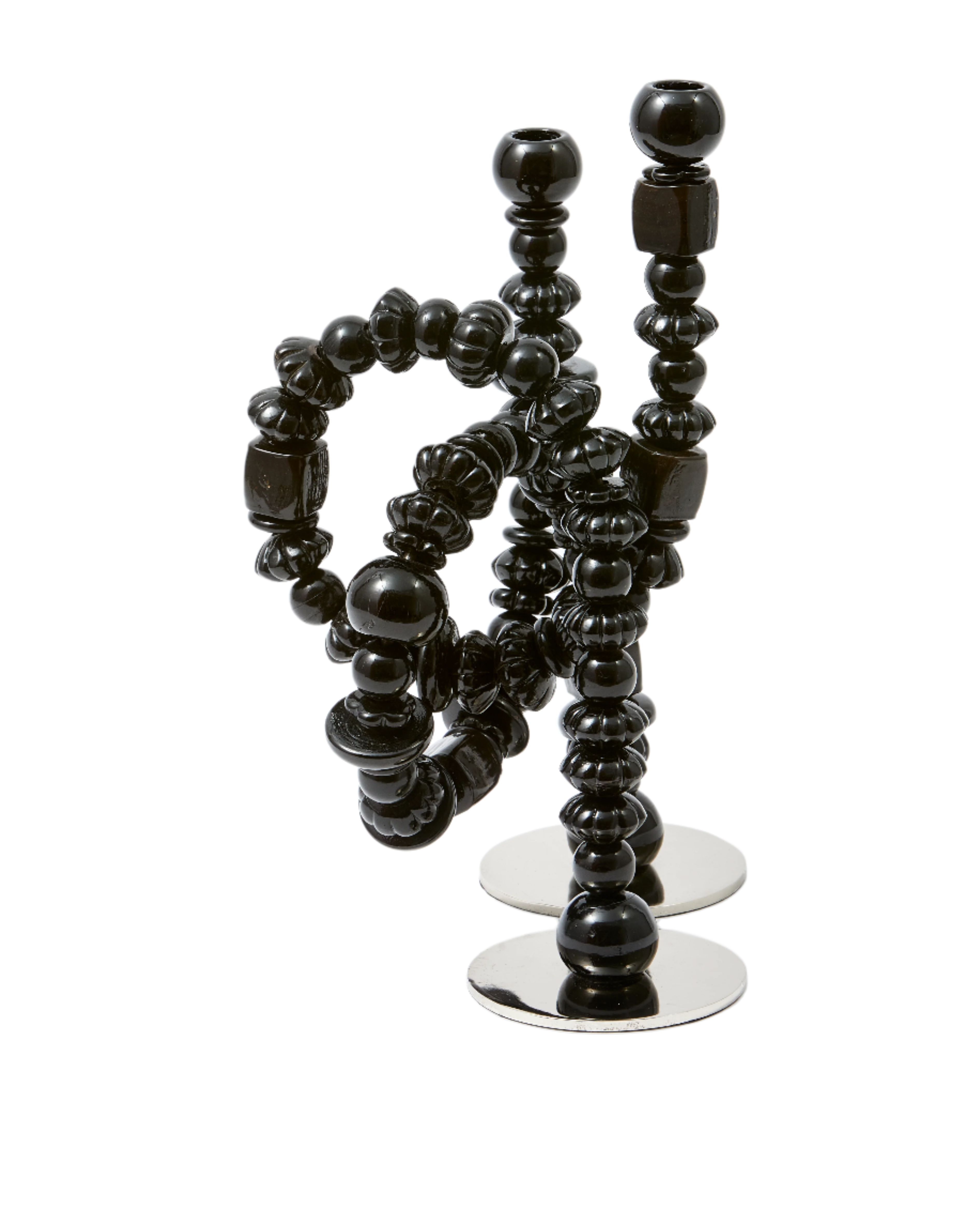 BEADS Kerzenständer schwarz