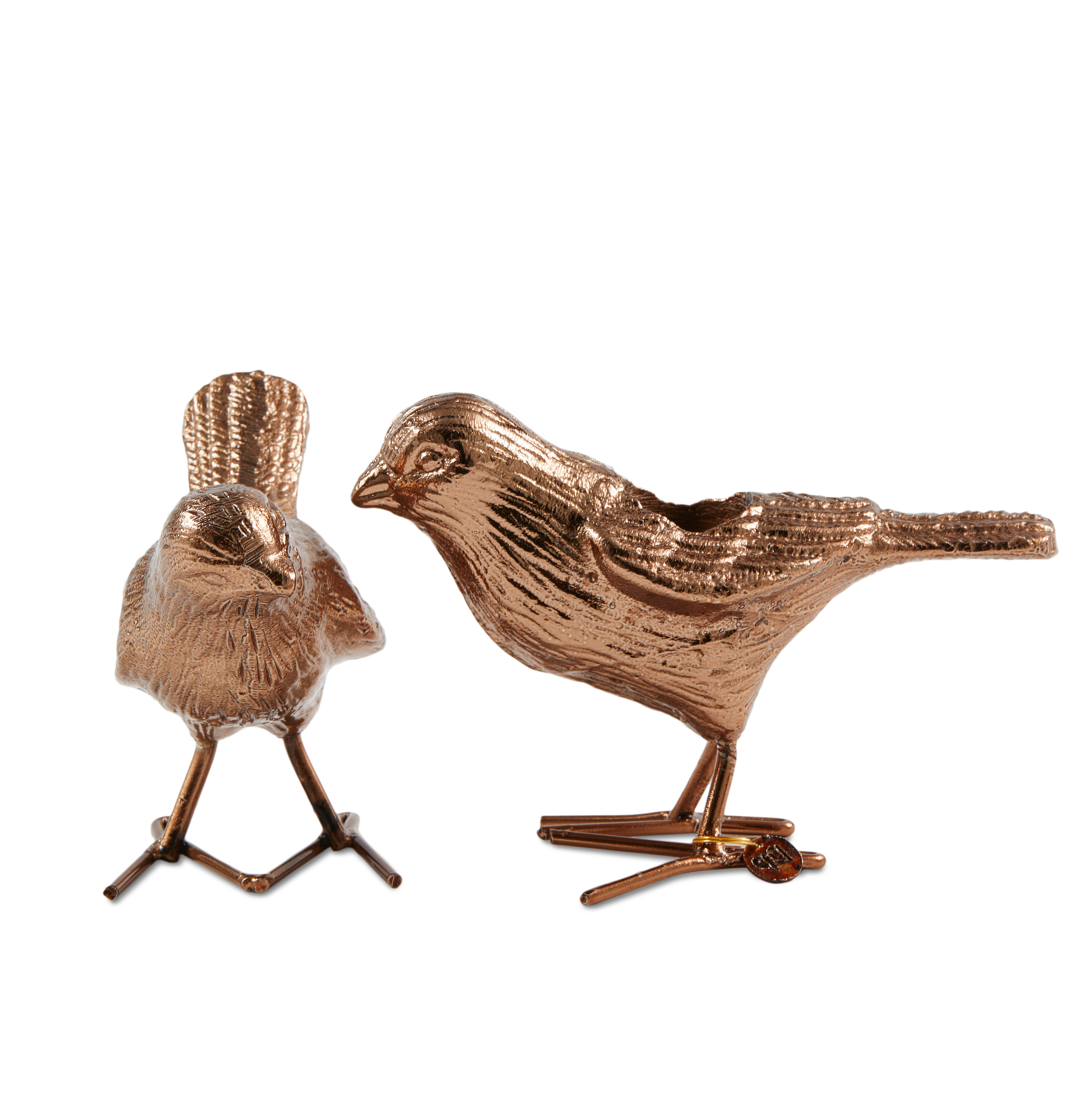 Kerzenhalter FLOCK OF BIRDS hellrosa gold