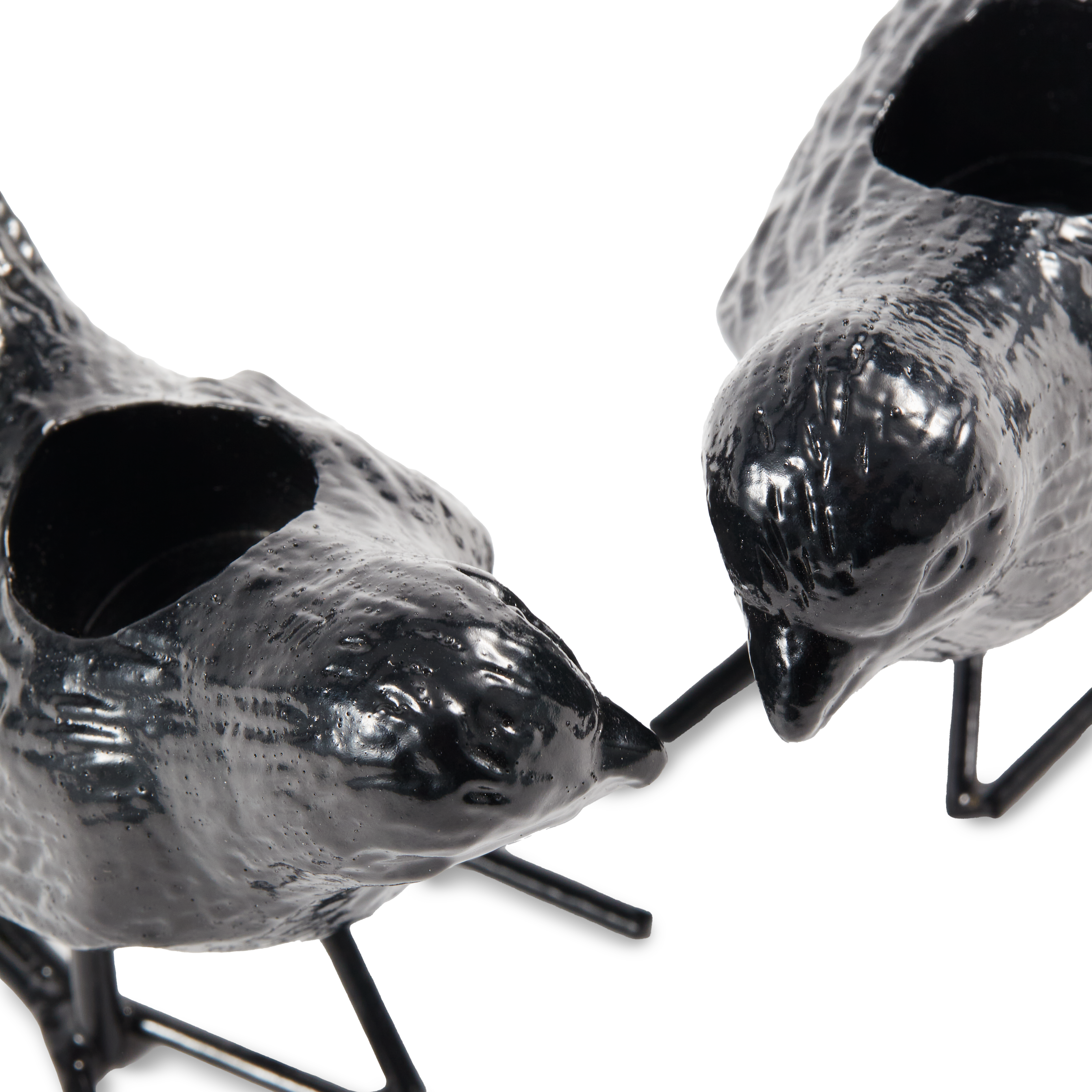 Kerzenhalter FLOCK OF BIRDS schwarz