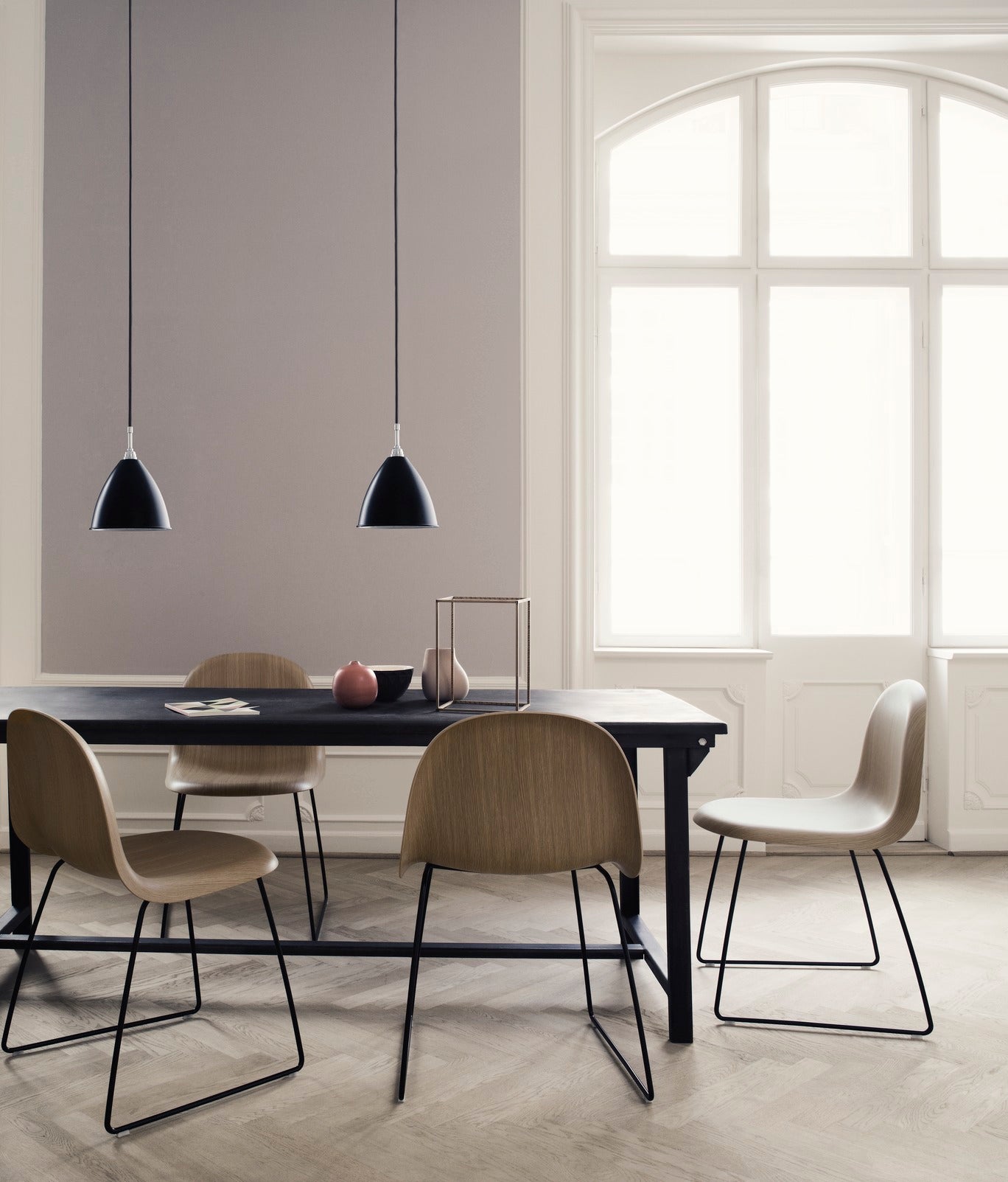 Pendelleuchte BESTLITE BL9 Messing mit schwarzem Schirm