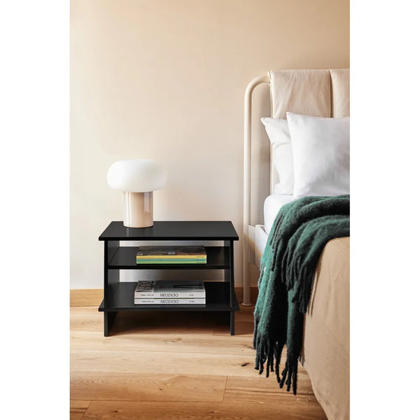 Inari black bedside table