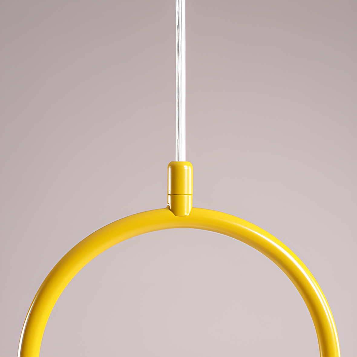 Lampa wisząca RIVA musztardowy