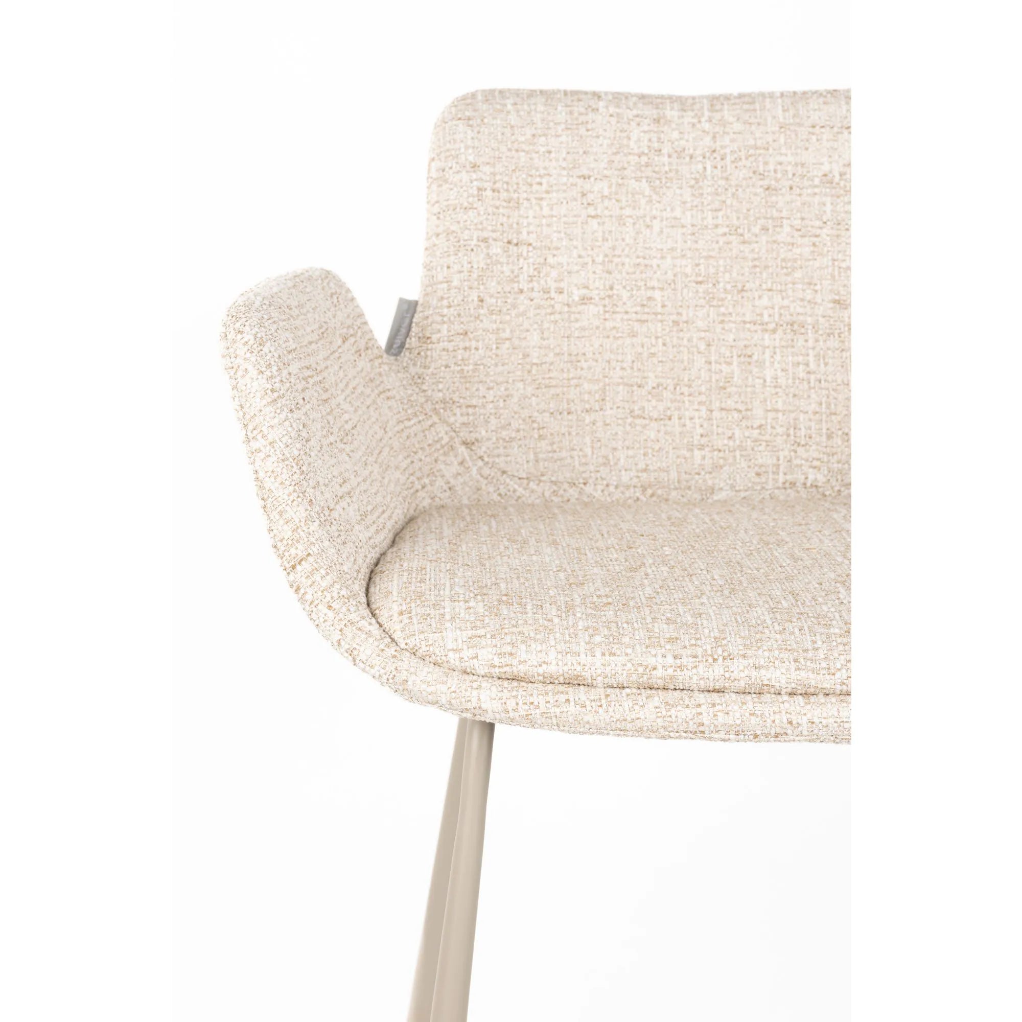 BRIT Bar Stool in Beige Melange