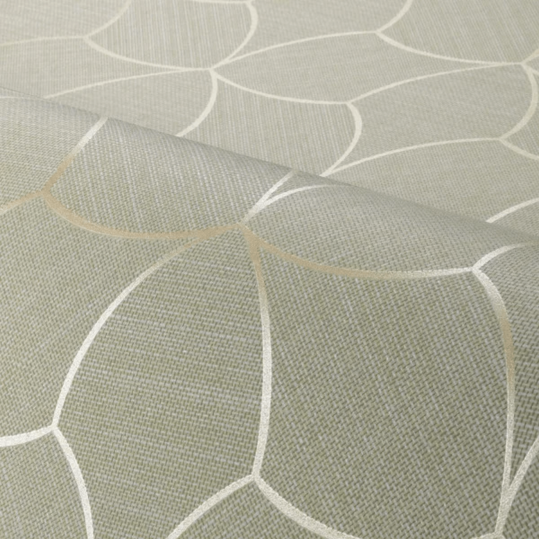 Tapeta imitująca balijską plecionkę TRESSANA - AMANDE/DORÉ migdałowy beż