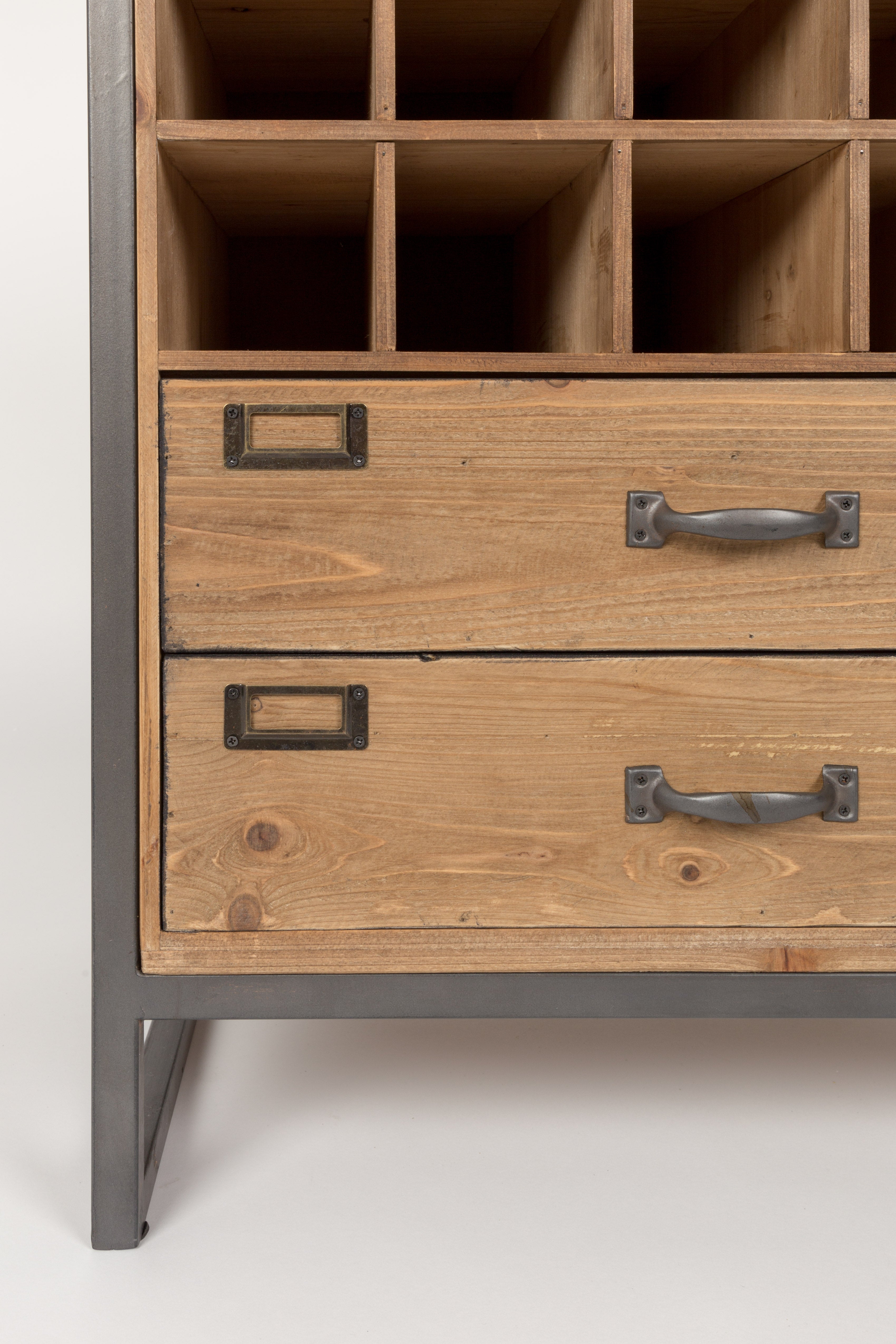 Chest of drawers with a shoulder edgar fir wood