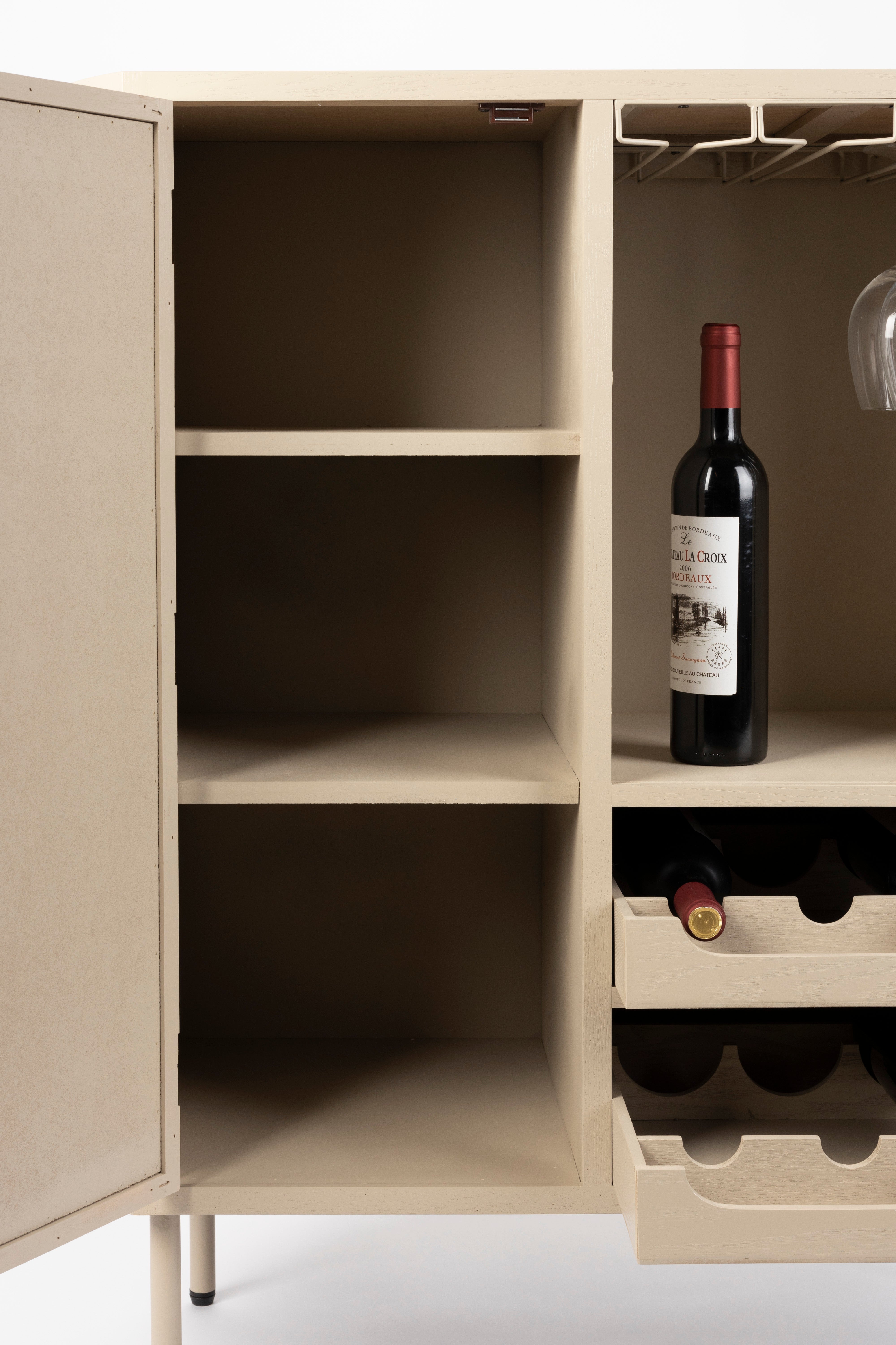 Wine Cabinet Amaya Low White Label Living    Eye on Design