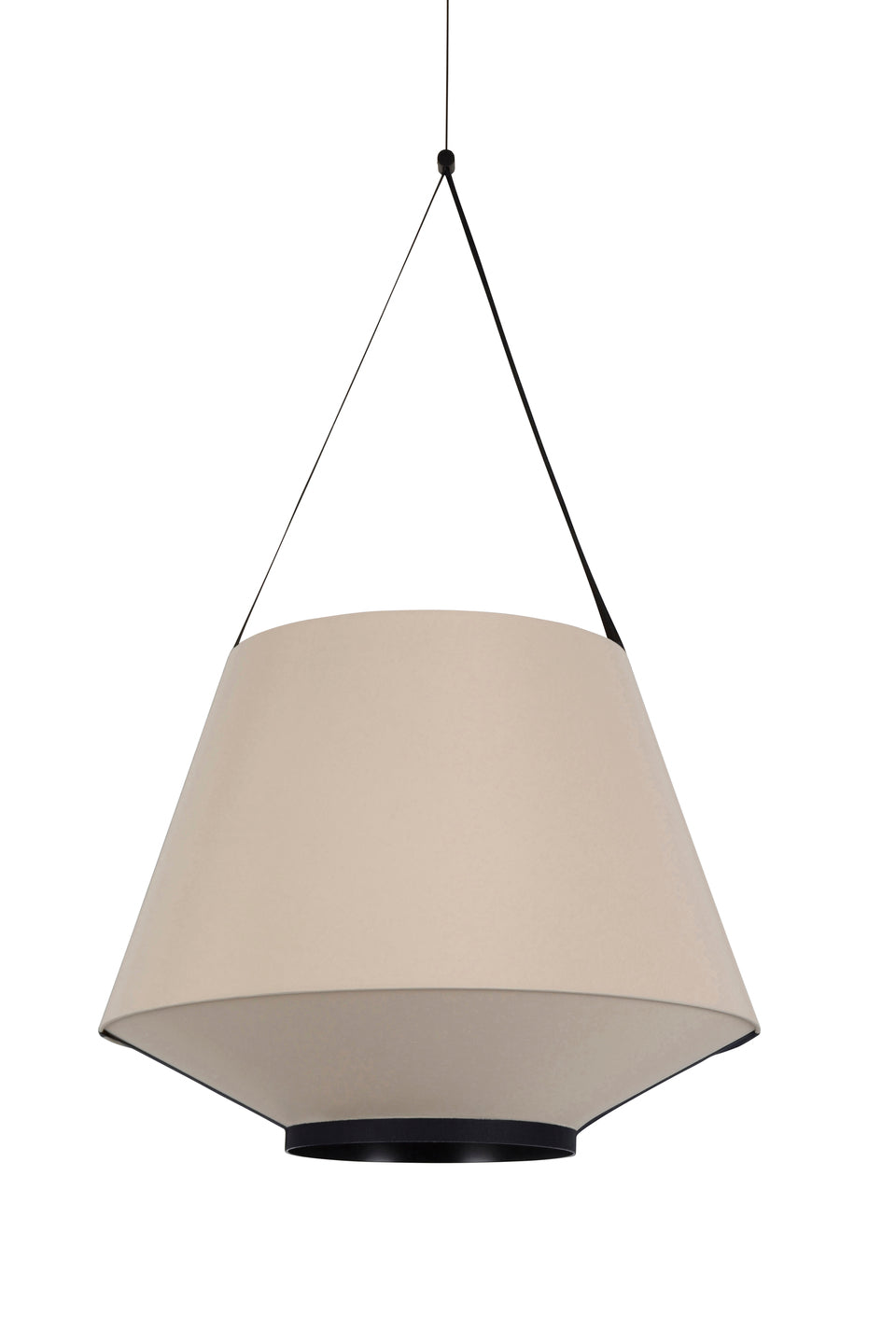 Carrie beige hanging lamp