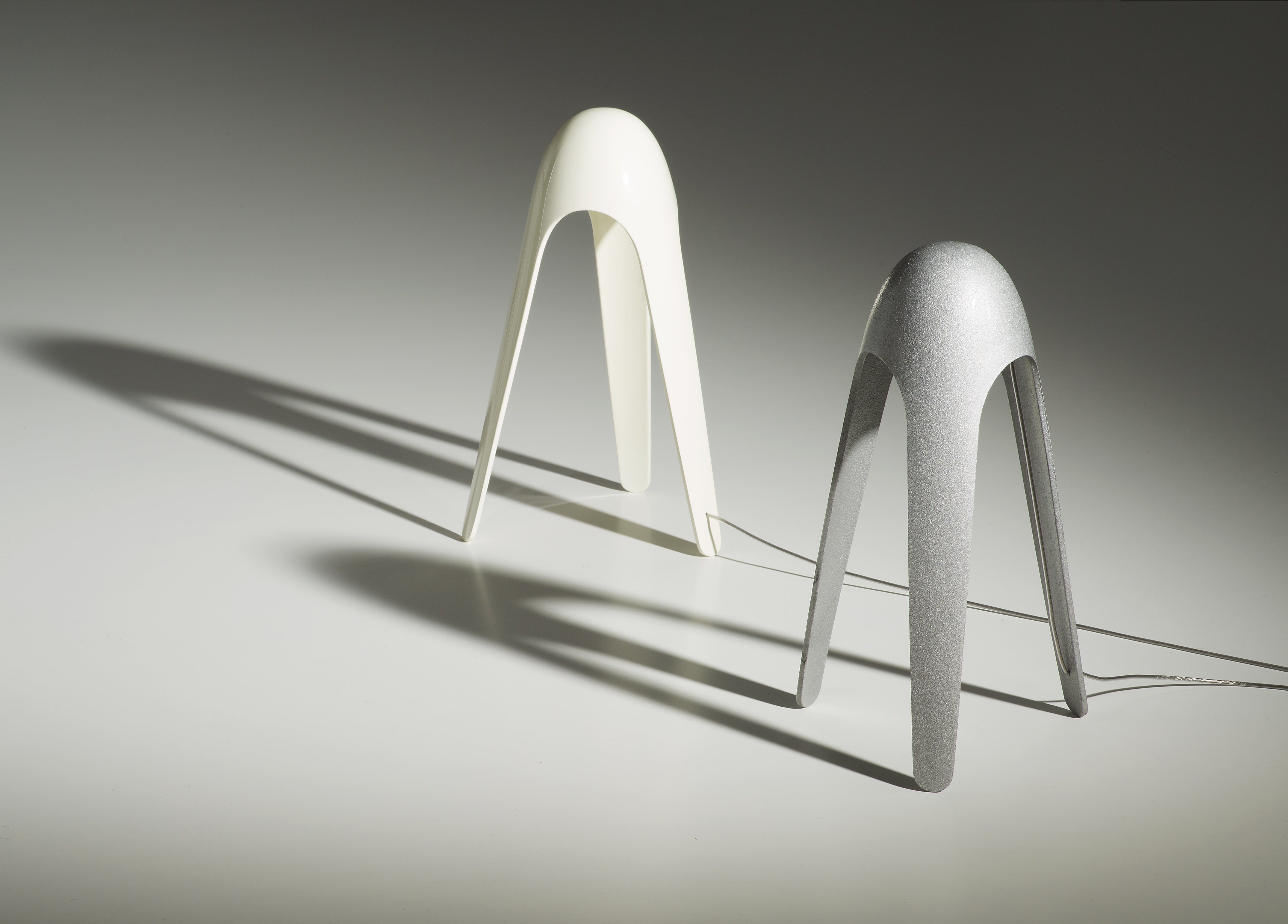 CYBORG Gray Table Lamp