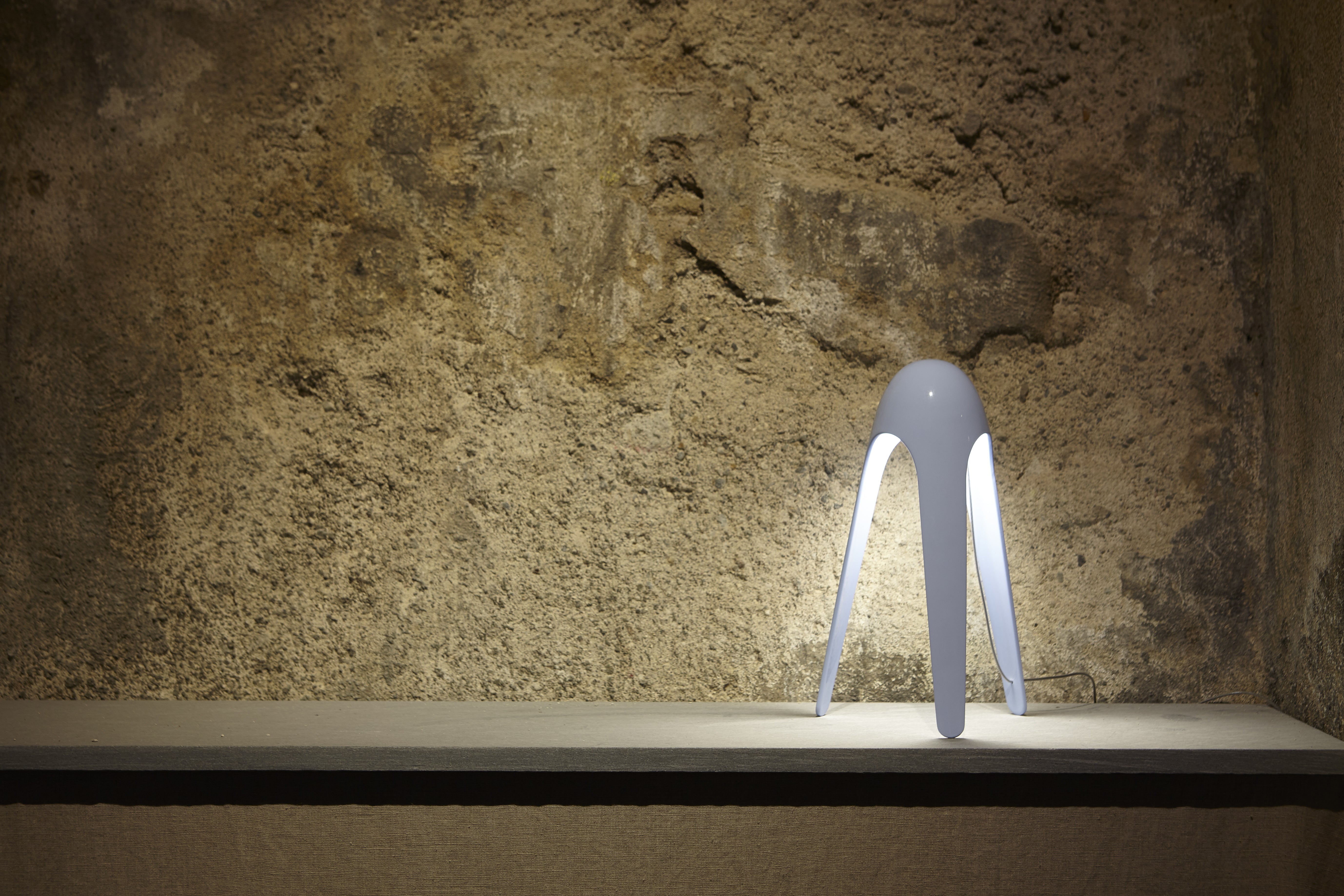 CYBORG Table Lamp in Shimmering Green