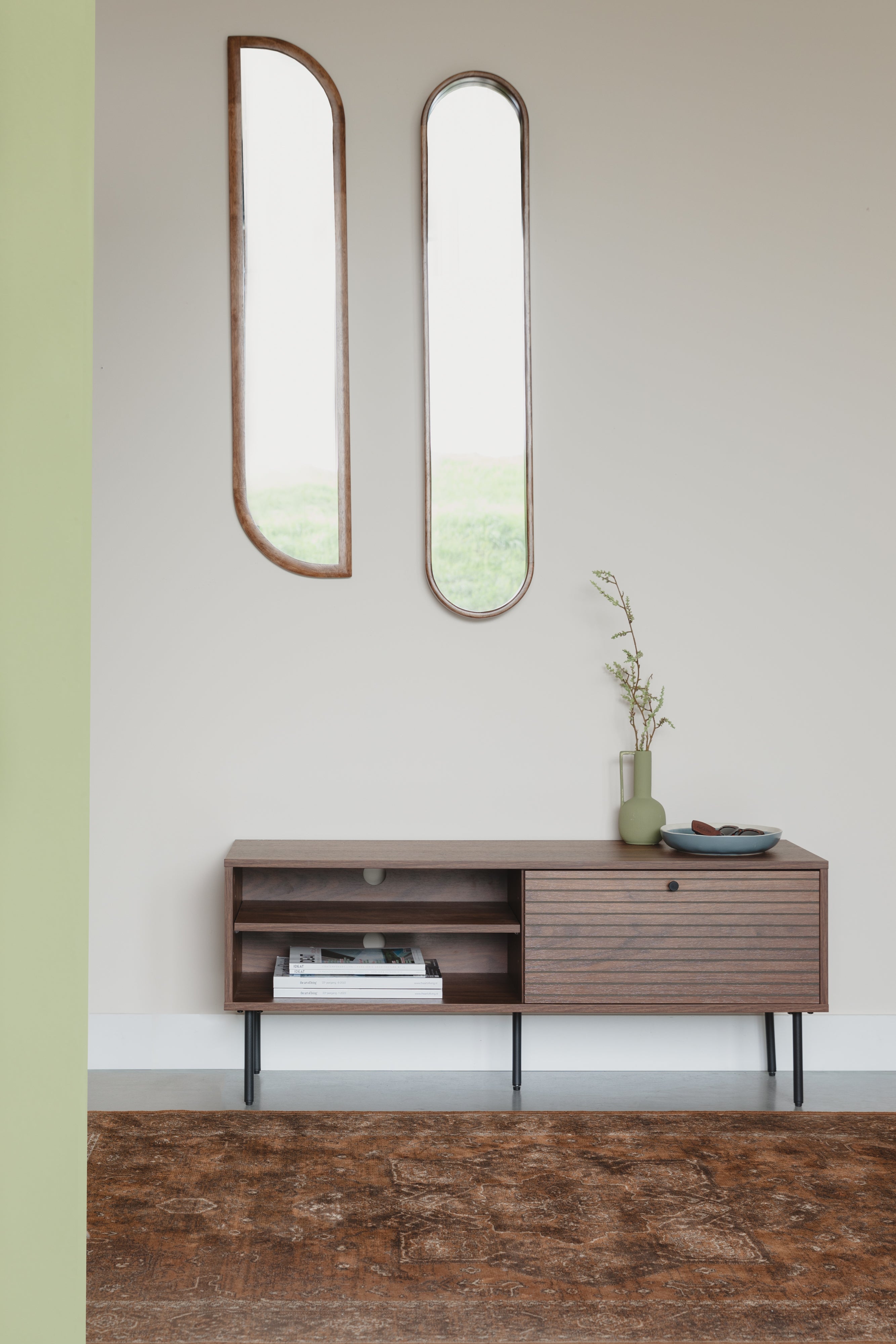 STRIPES TV cabinet brown