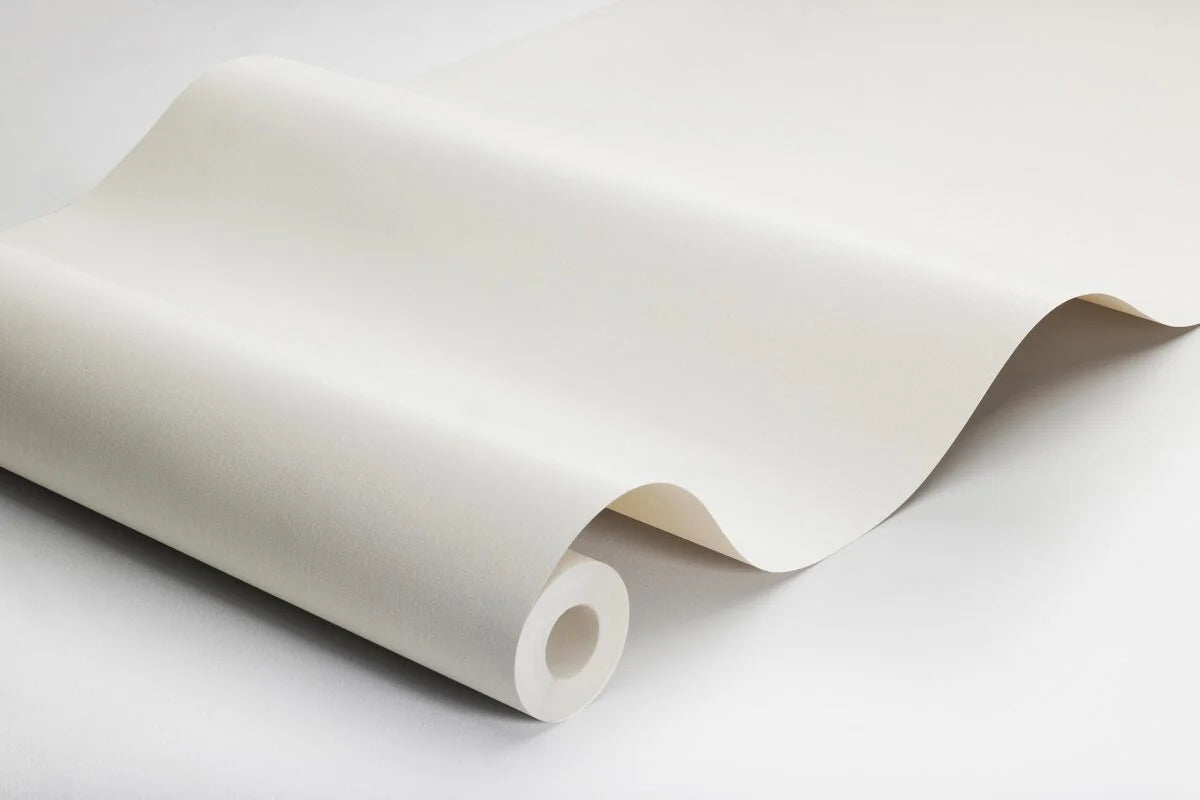 Structural wallpaper imitating linen LINEN - SOFT LINEN broken white