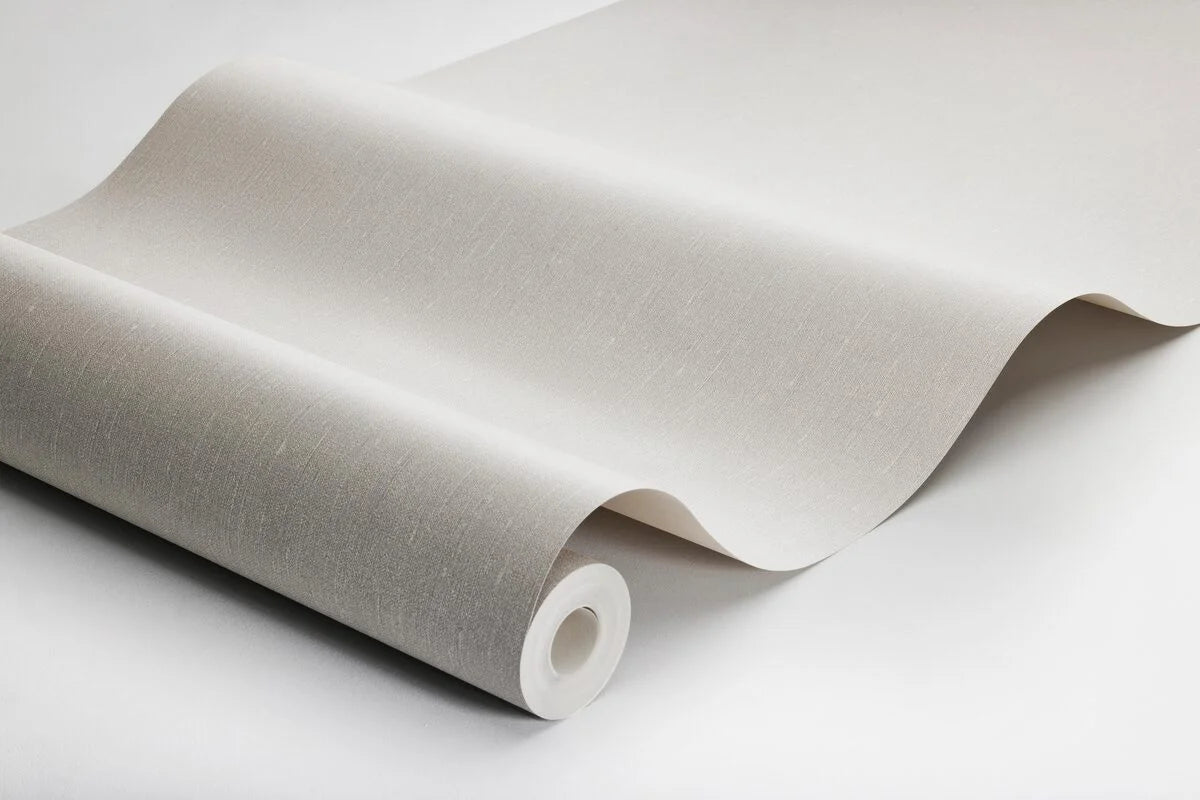 Structural wallpaper imitating linen - SOAPED OAK light oak