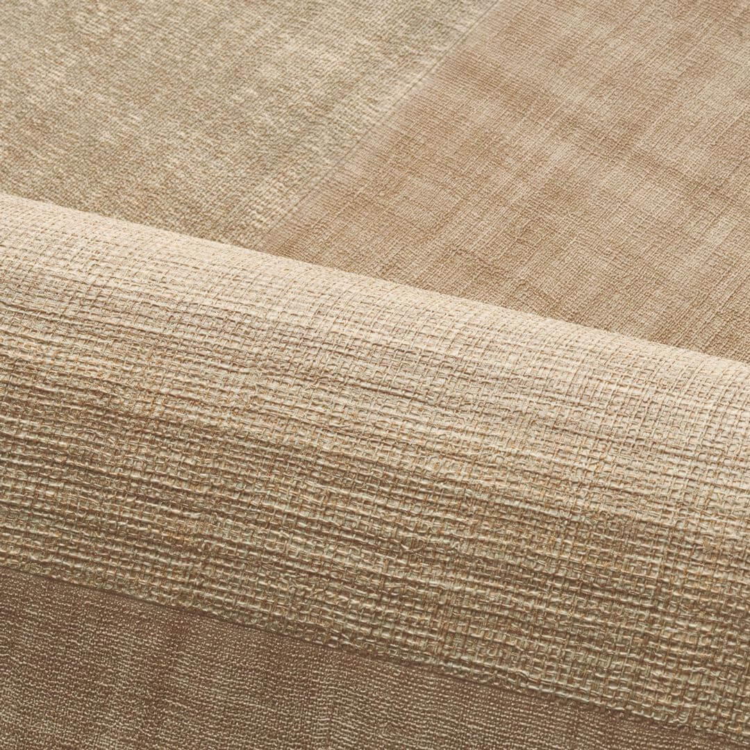 Structural vinyl wallpaper MESTIZO - MORDORÉ dark beige