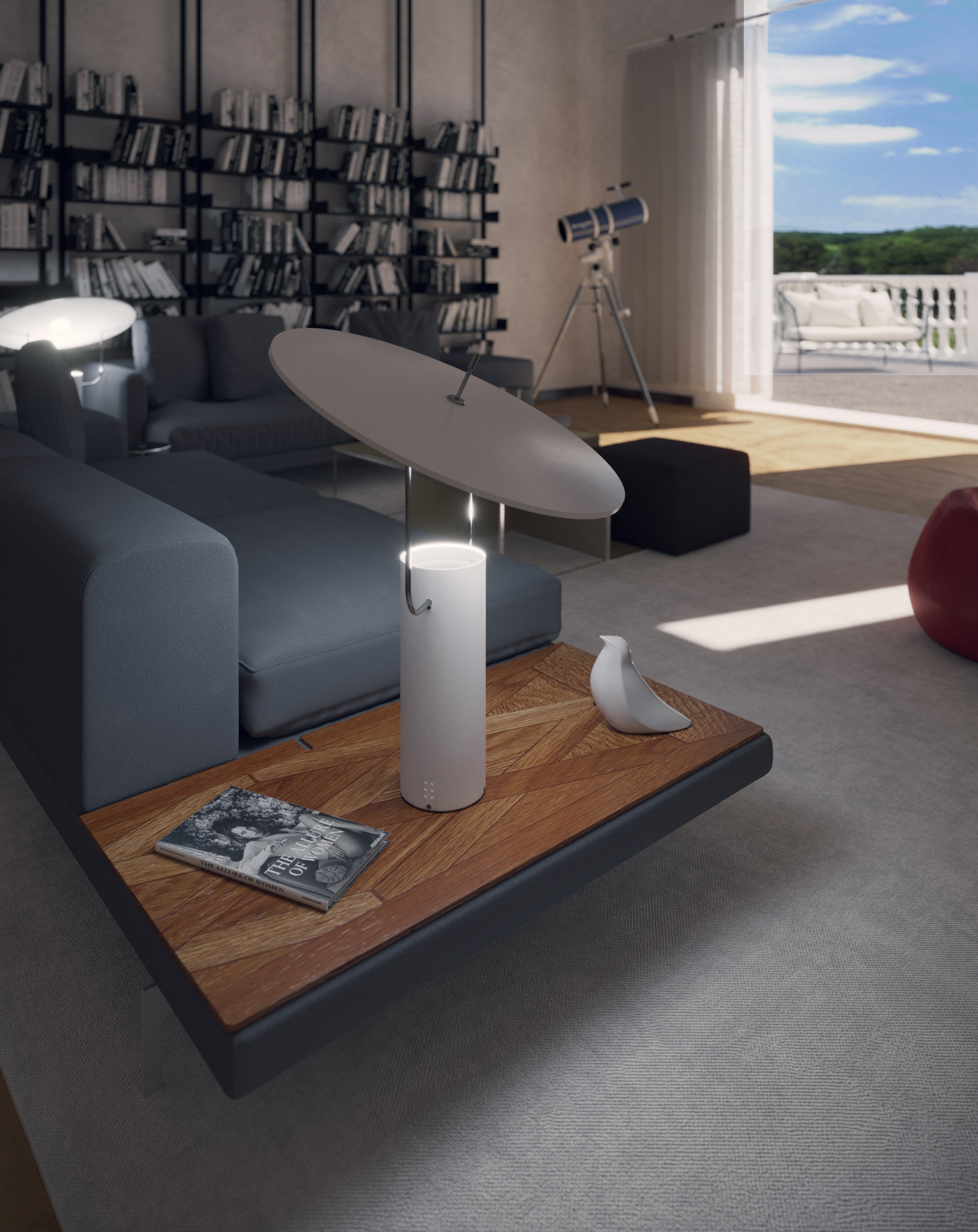 TX1 Table Lamp White