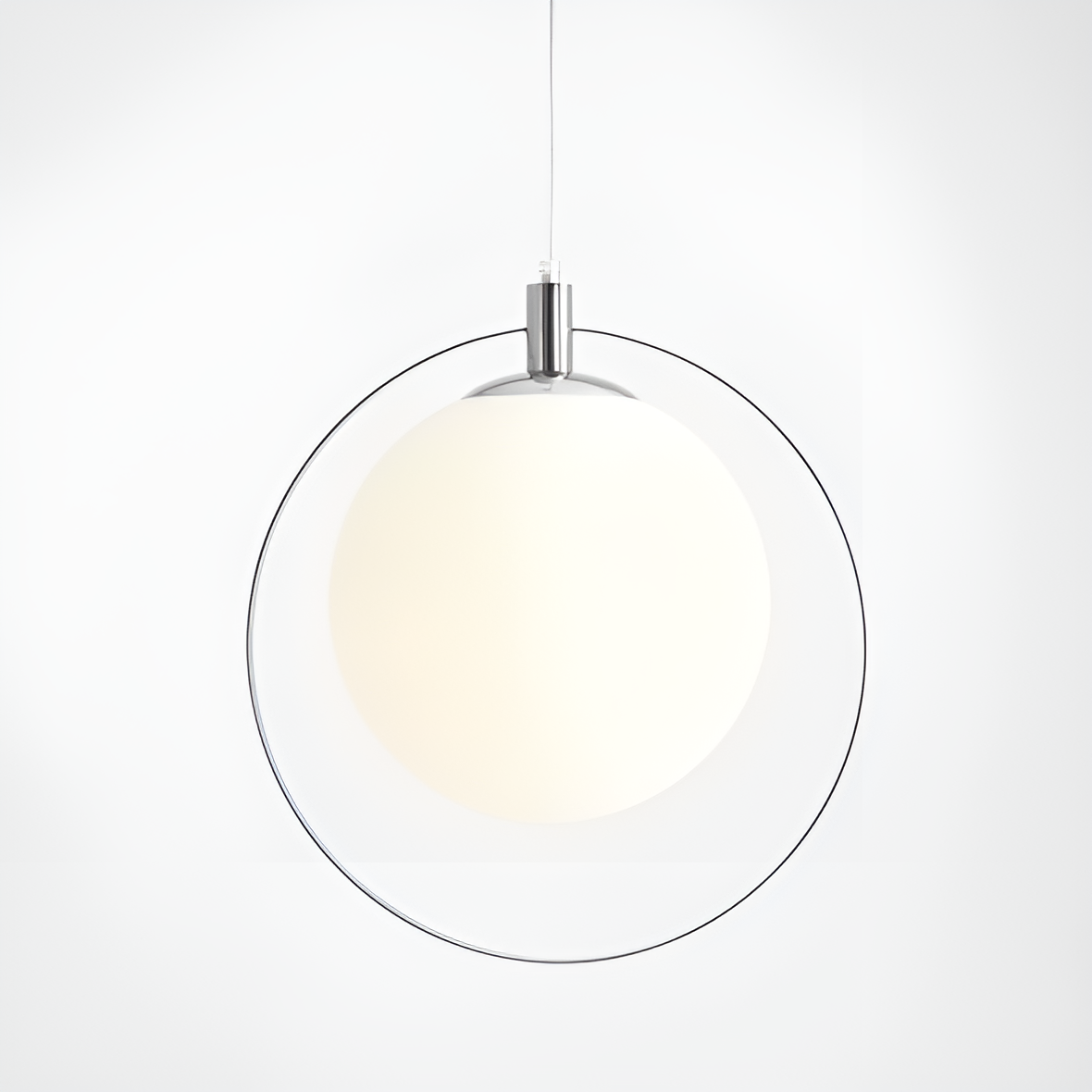 Lampa wisząca AURA chromowany