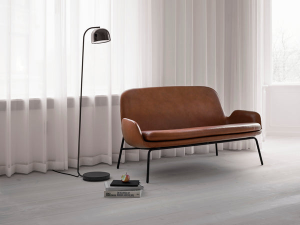 Black grant floor lamp