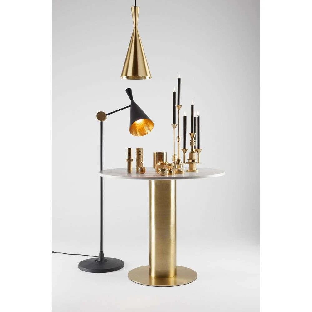Beat black floor lamp with copper [coming soon]
