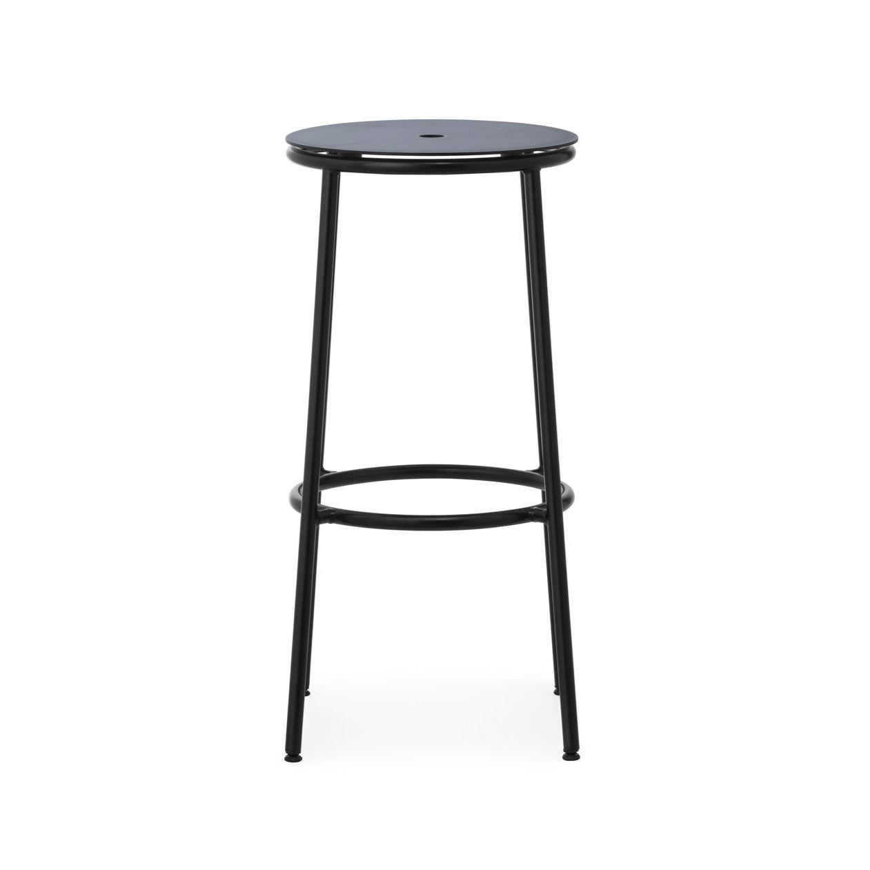Circa Black Aluminum bar chair