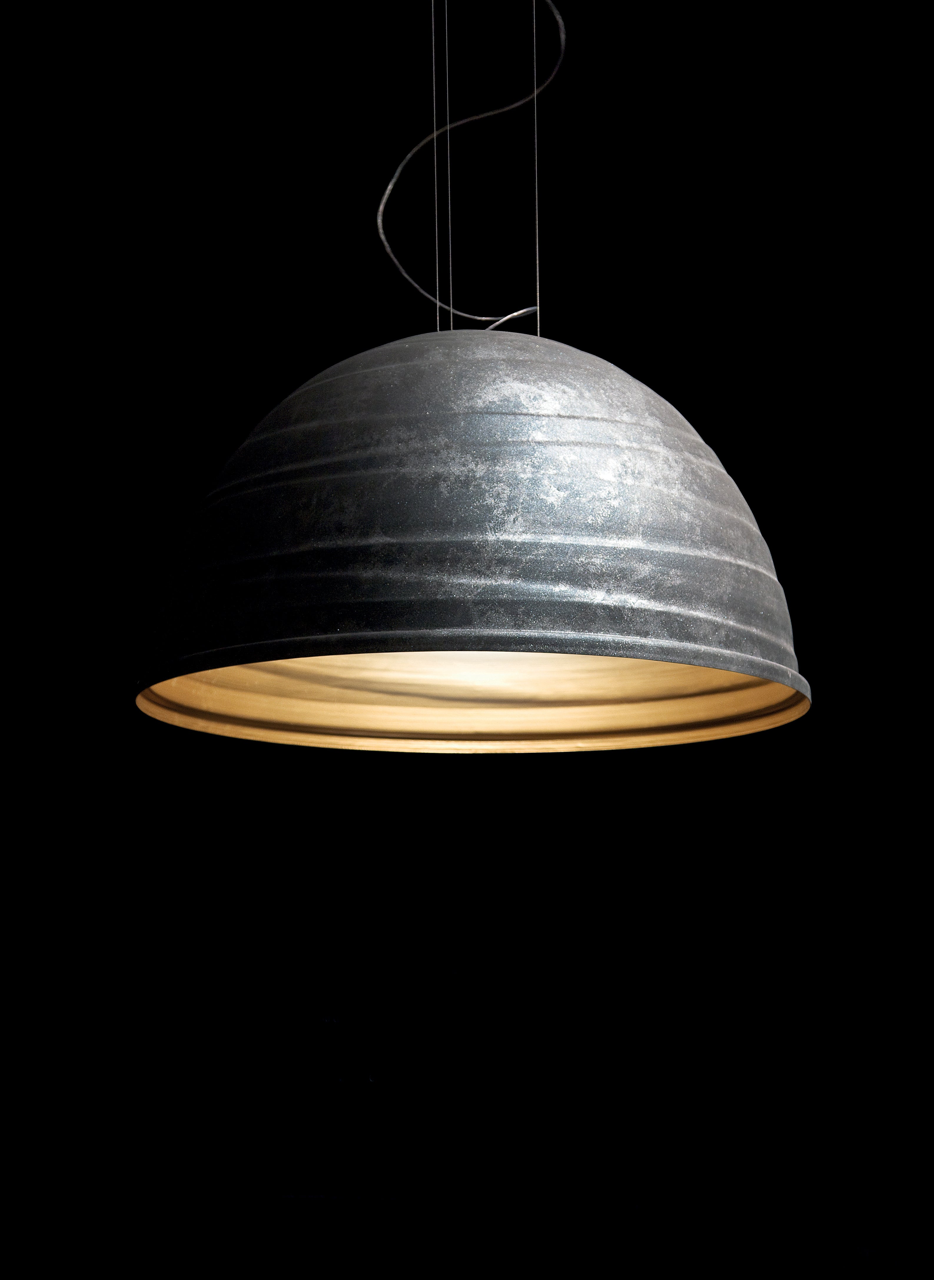 Metallic BABELE pendant lamp