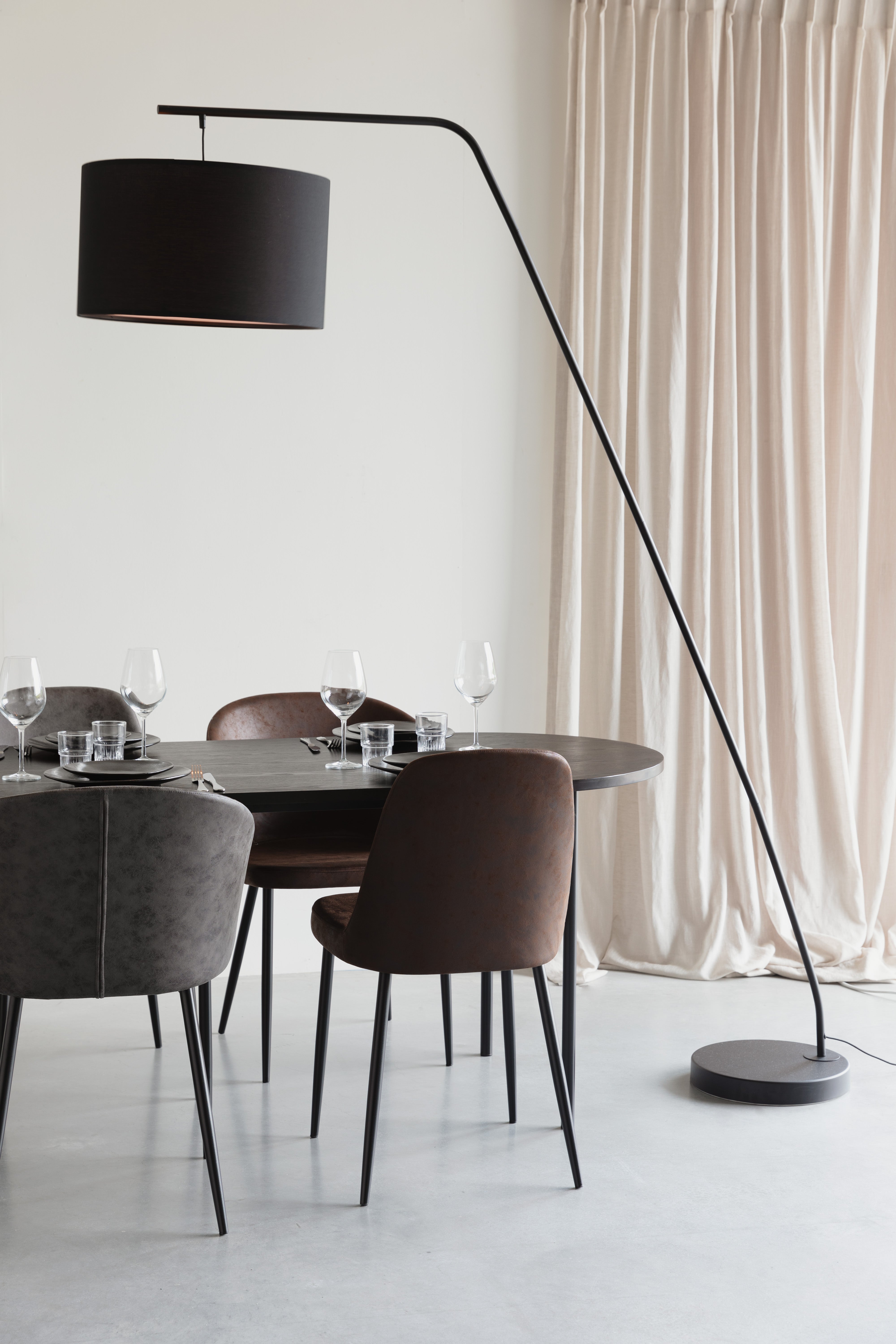 Floor Lamp Martine Black White Label Living    Eye on Design