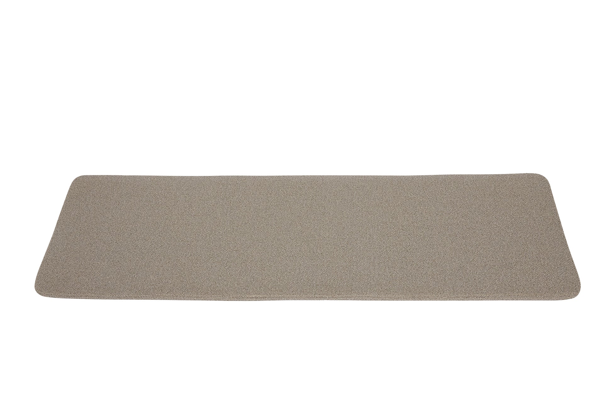 CURVA taupe bouclé seat cushion