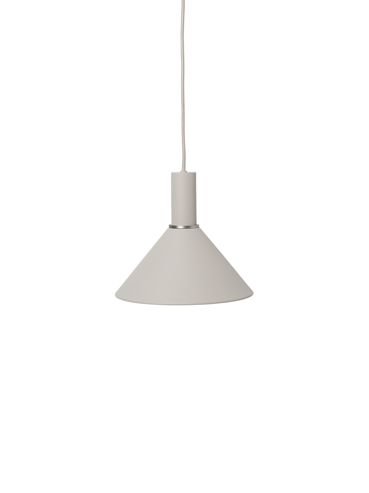 Collect Cone lampshade light gray