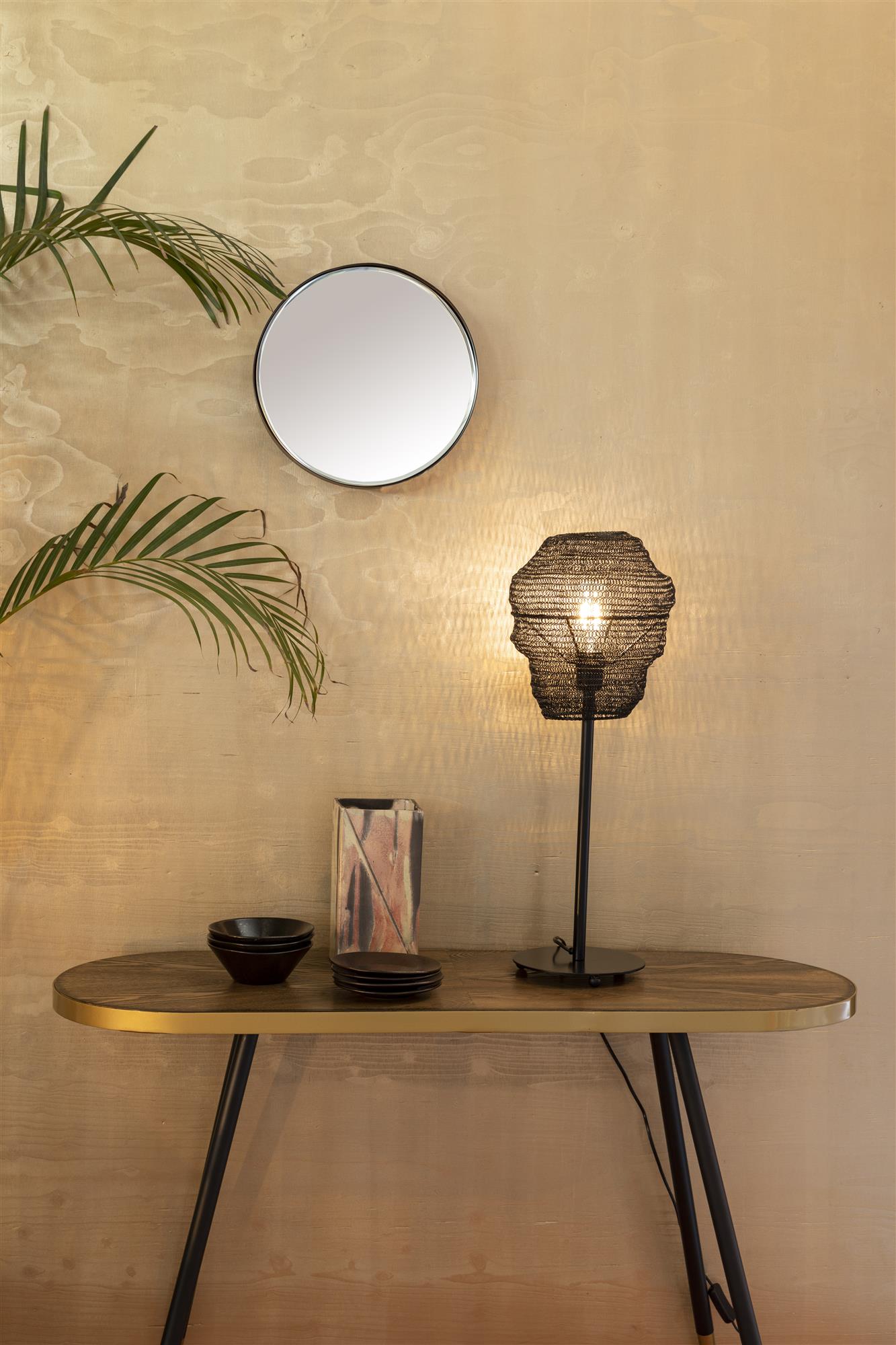 Tischlampe LENA schwarz