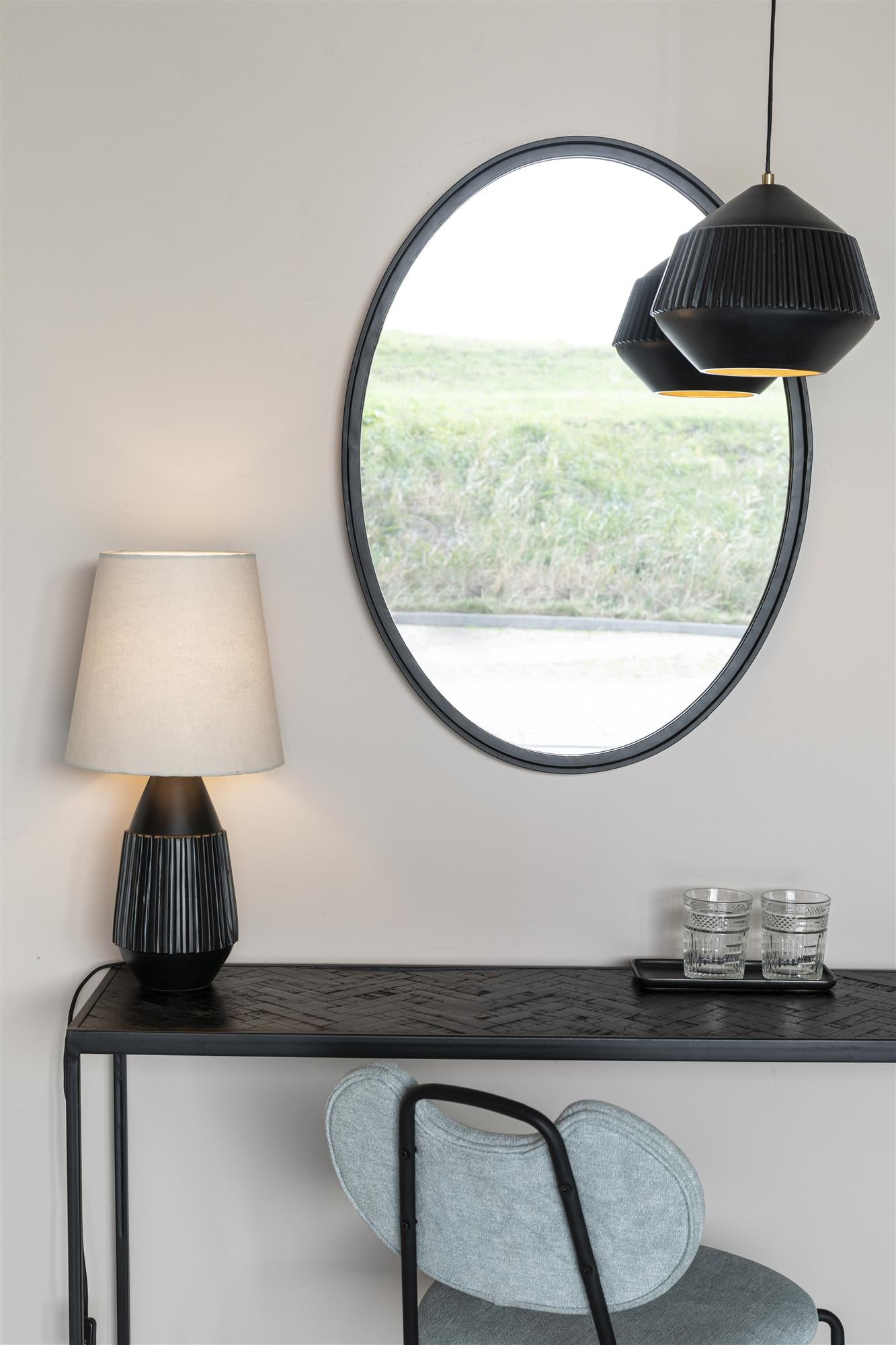 Tischlampe AYSA schwarz