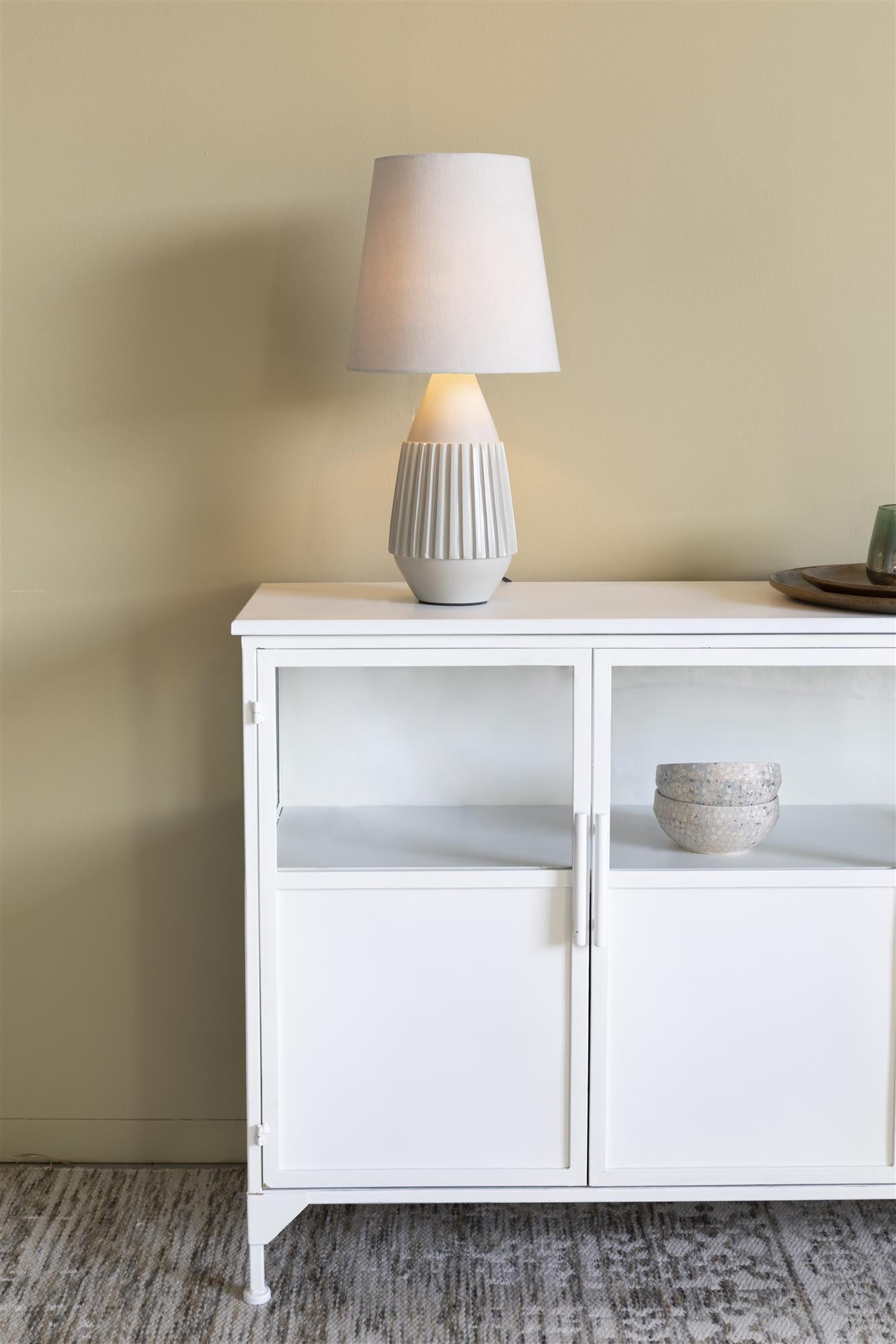 Tischlampe AYSA sandfarben