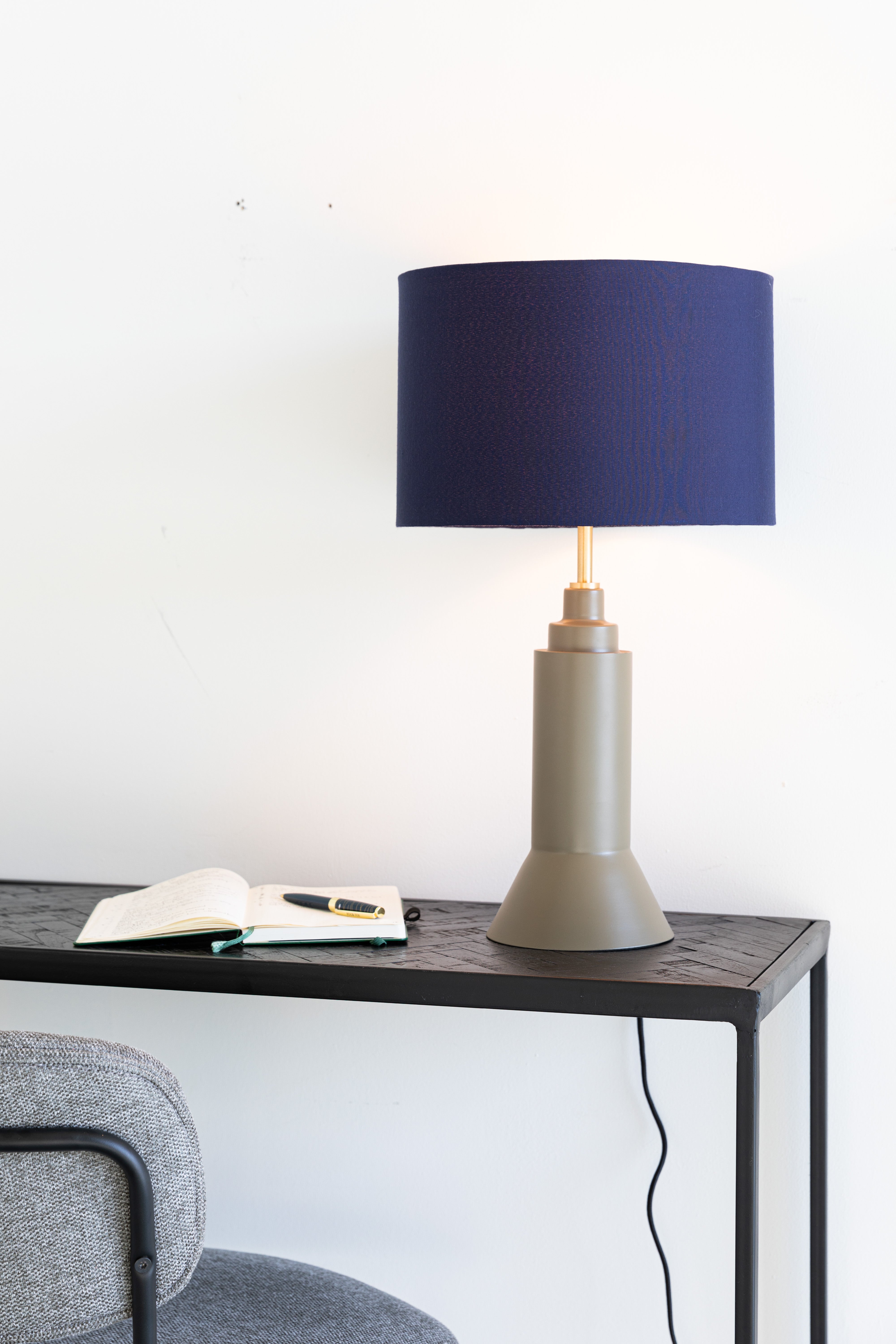 Table Lamp Kaja Dark Blue White Label Living    Eye on Design