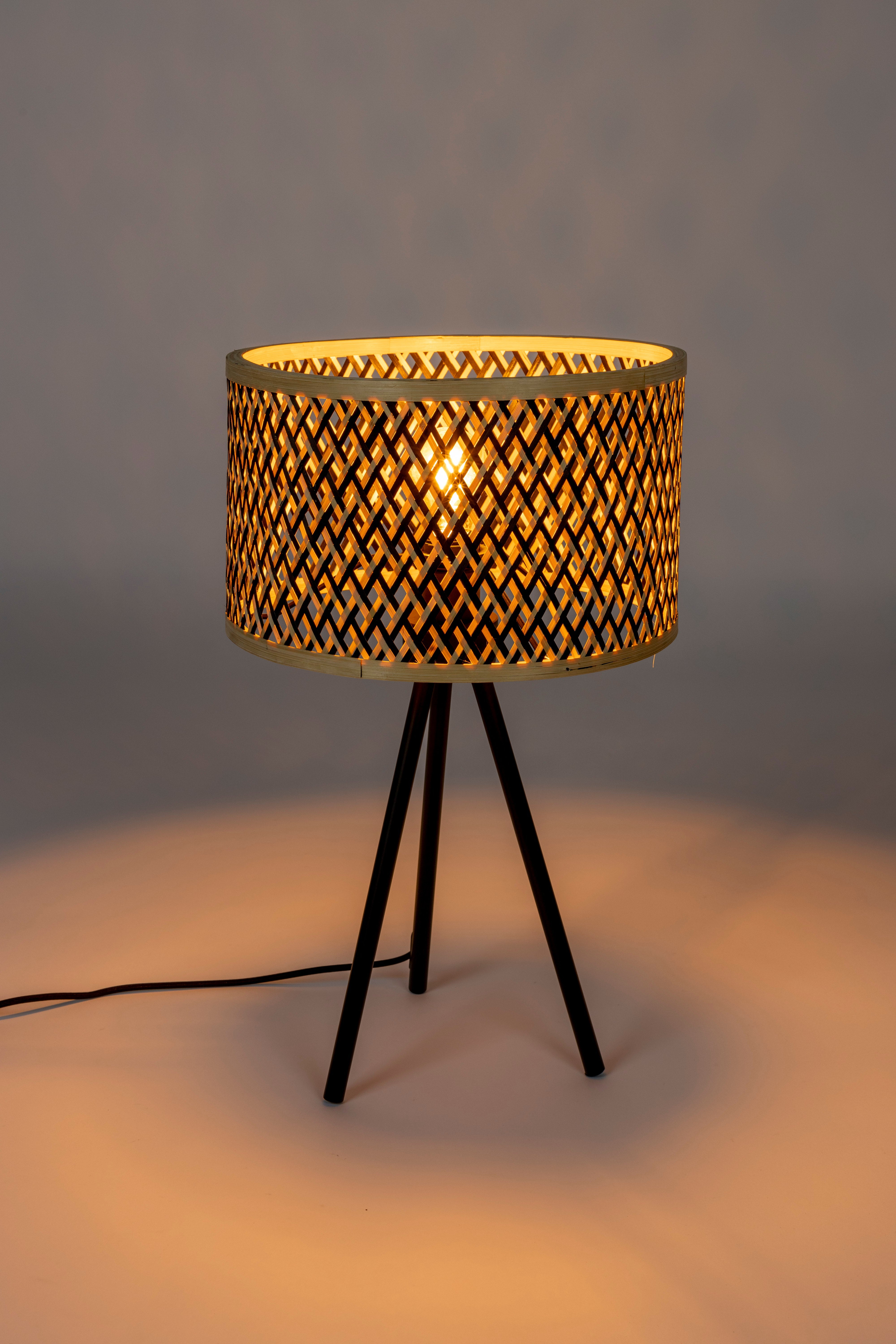 Table Lamp Isla Bamboo White Label Living    Eye on Design