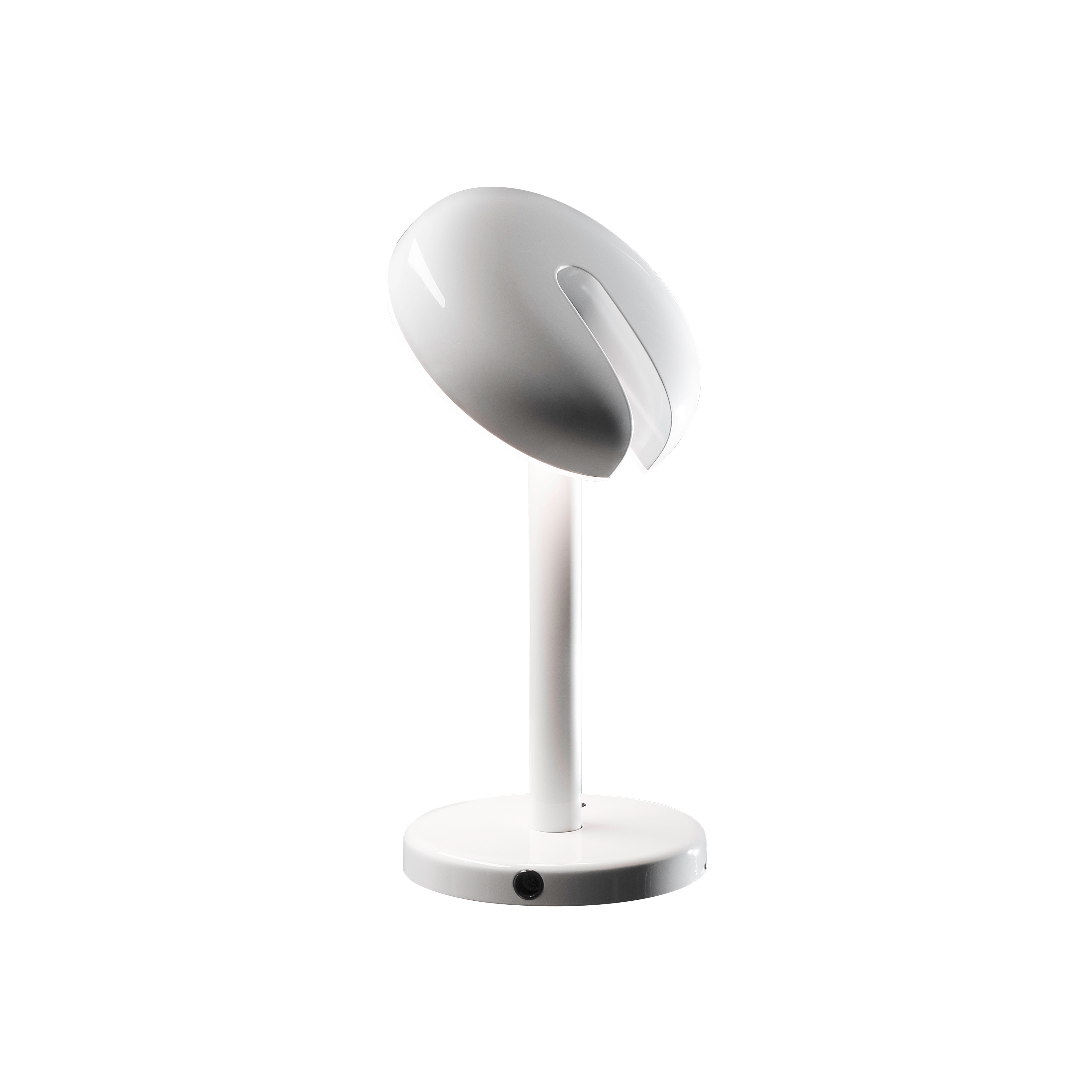 CABRIOLETTE table lamp in glossy white