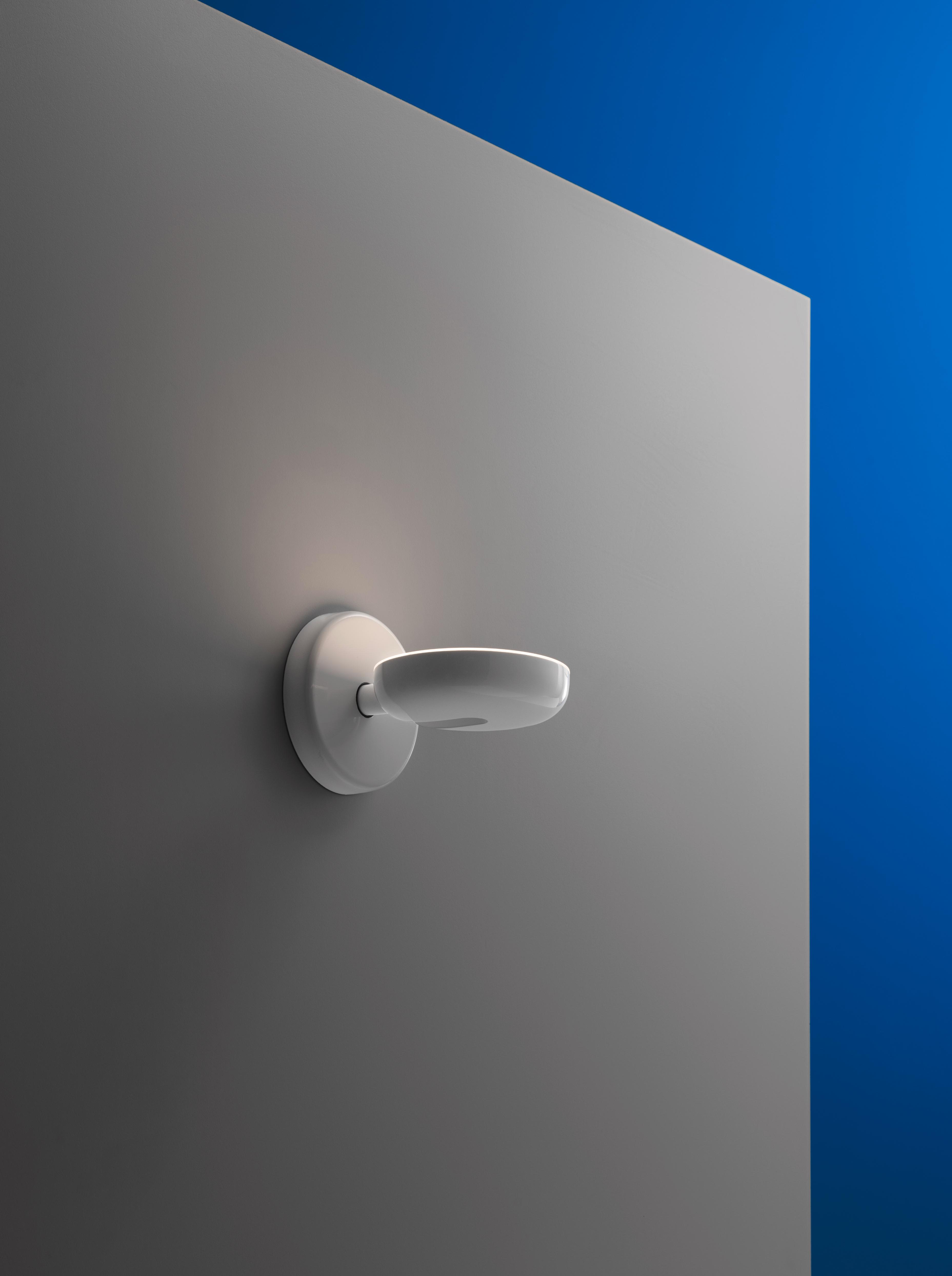 CABRIOLETTE wall lamp in glossy white