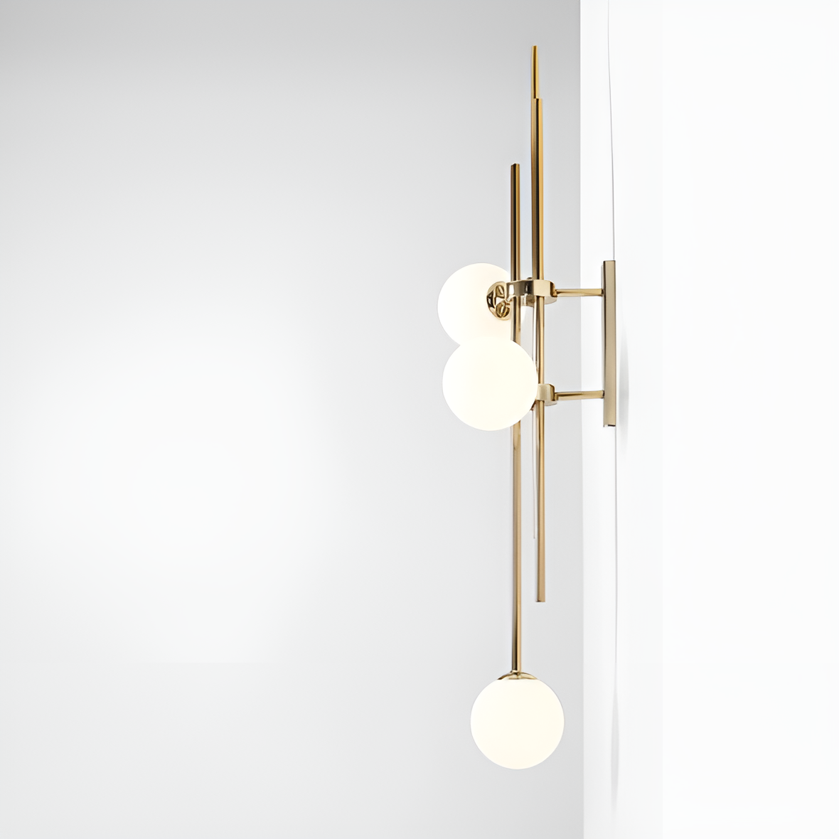 HARMONY goldene Wandleuchte