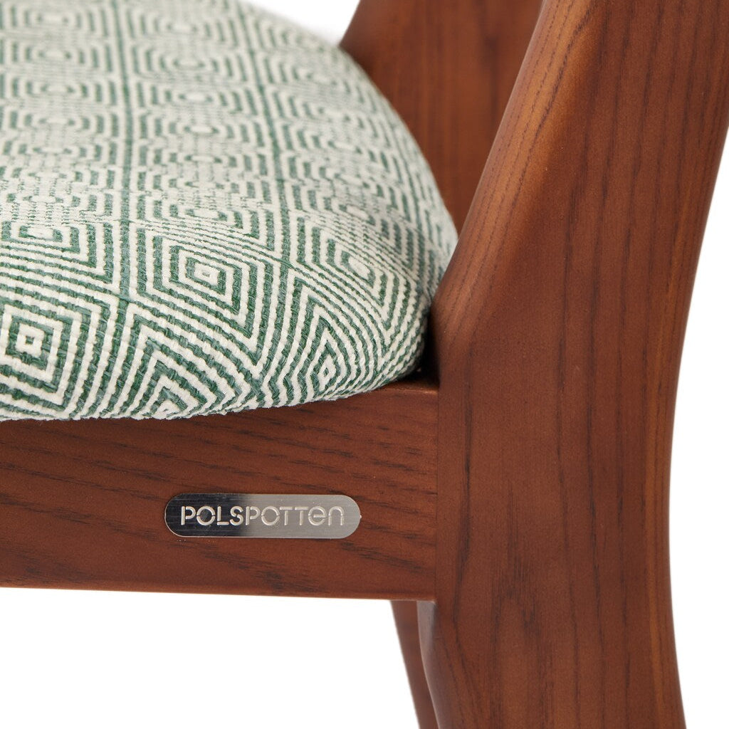 Stuhl HAPPY DAYS grün mit Holzgestell