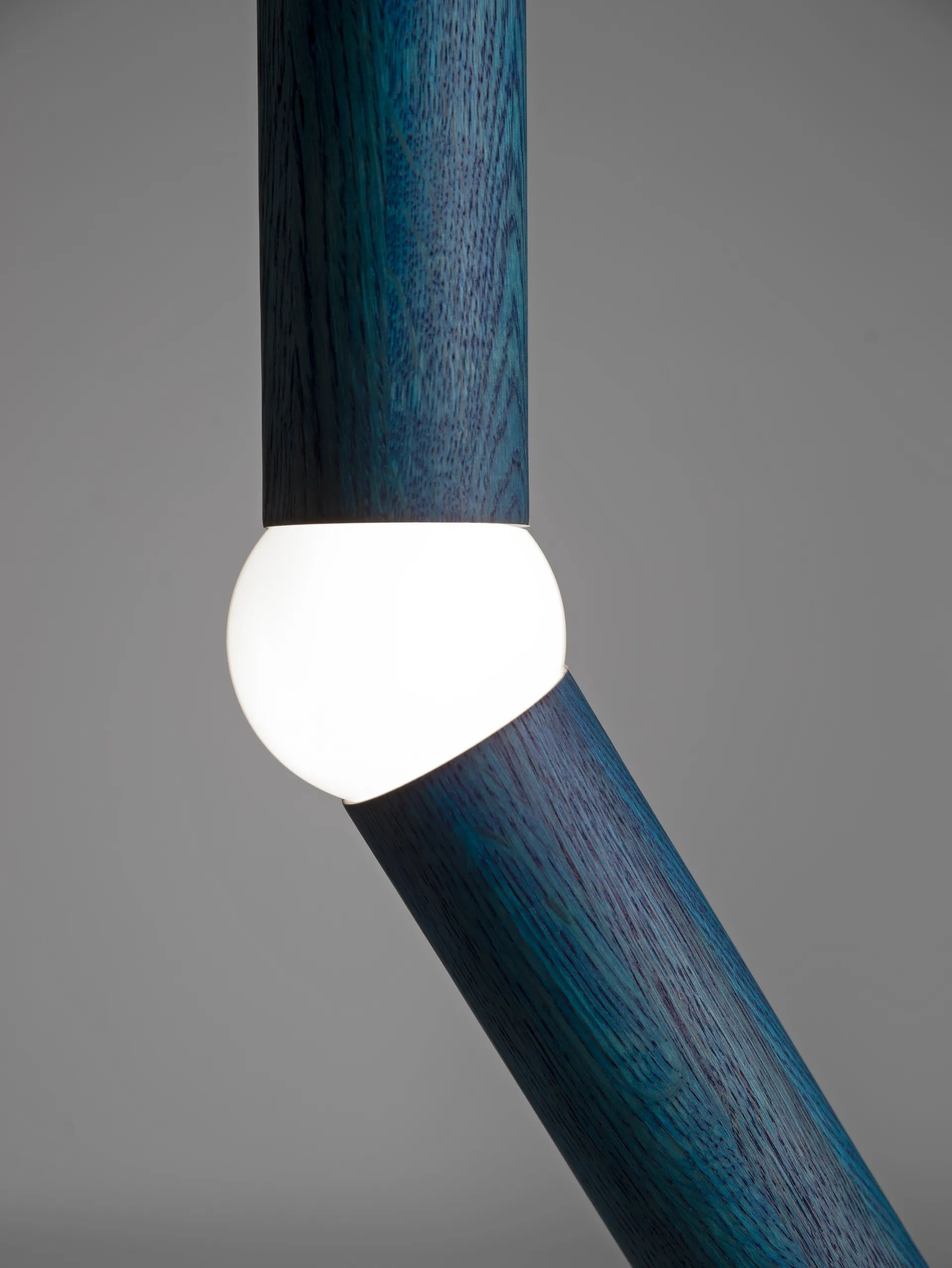 LIGHTBONE floor lamp blue oak