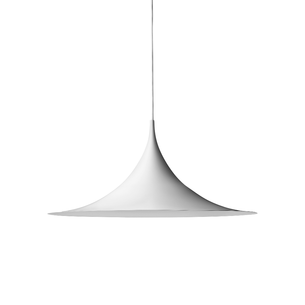 Lampa wisząca SEMI biały