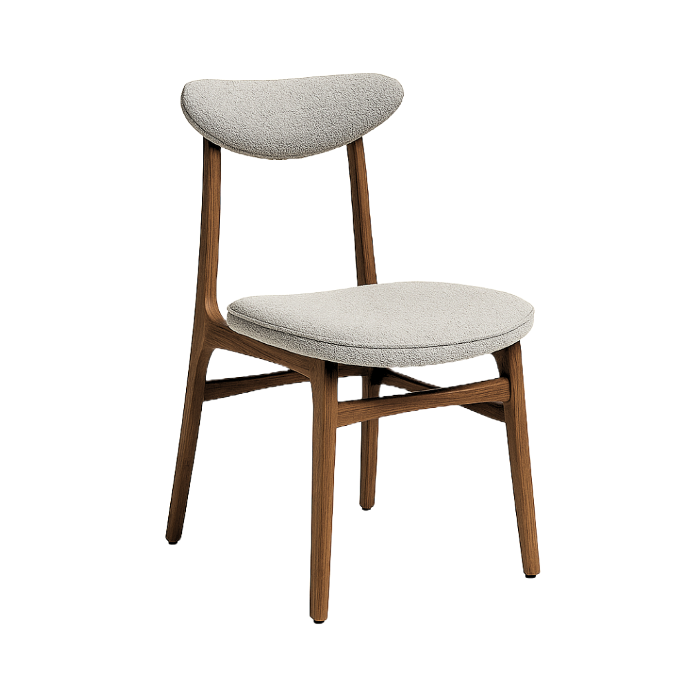 Chair 200-190 beige in Boucle Cream fabric - display model