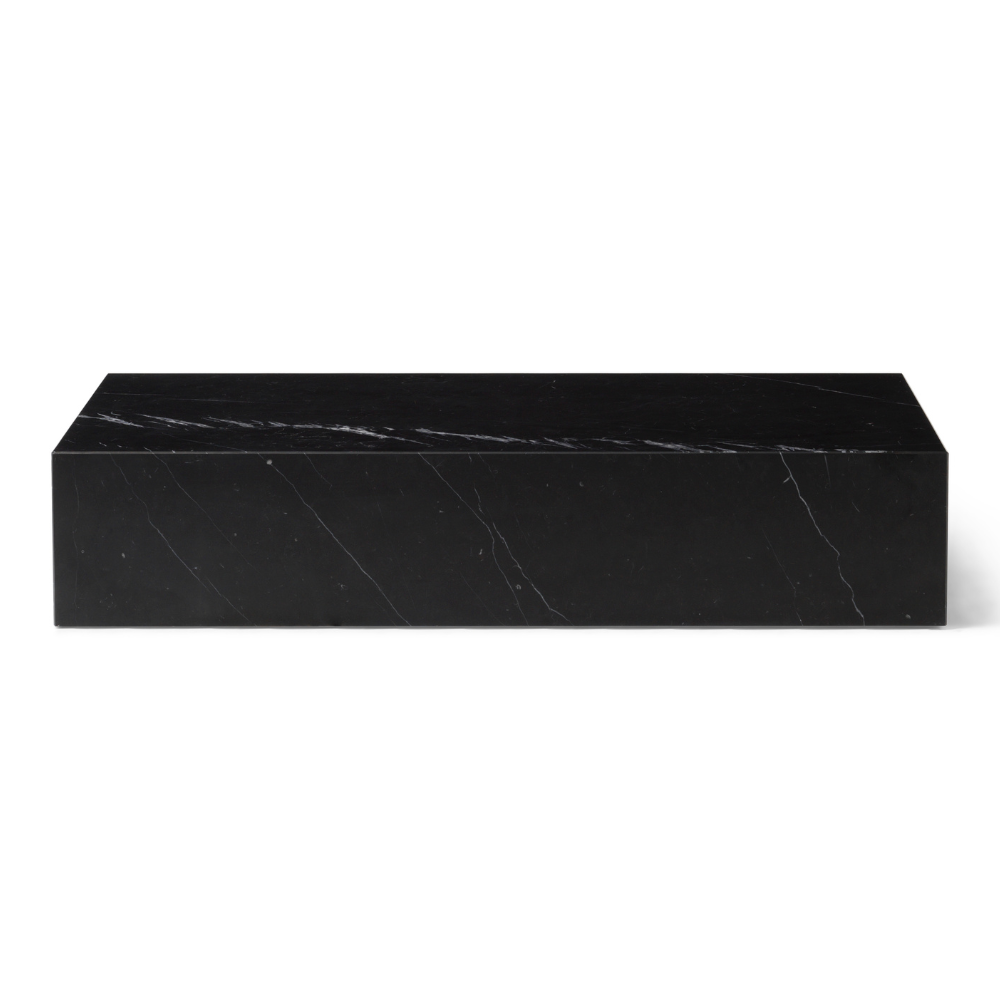 Couchtisch PLINTH schwarzer Marmor