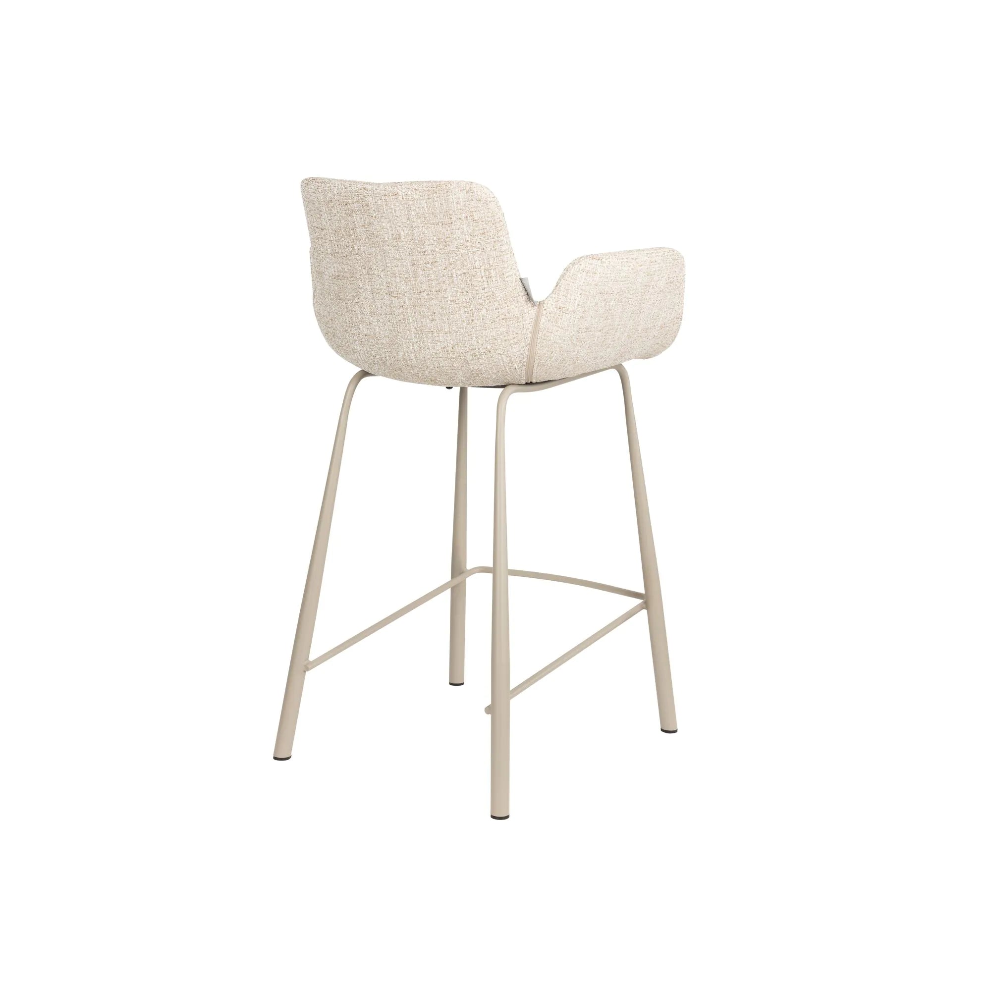 BRIT Bar Stool in Beige Melange