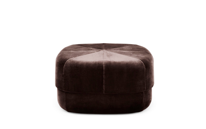 Brown coffee circus pouf