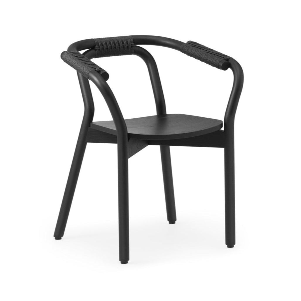 Black wick chair with a black string [Ola] [Amelia SPR]