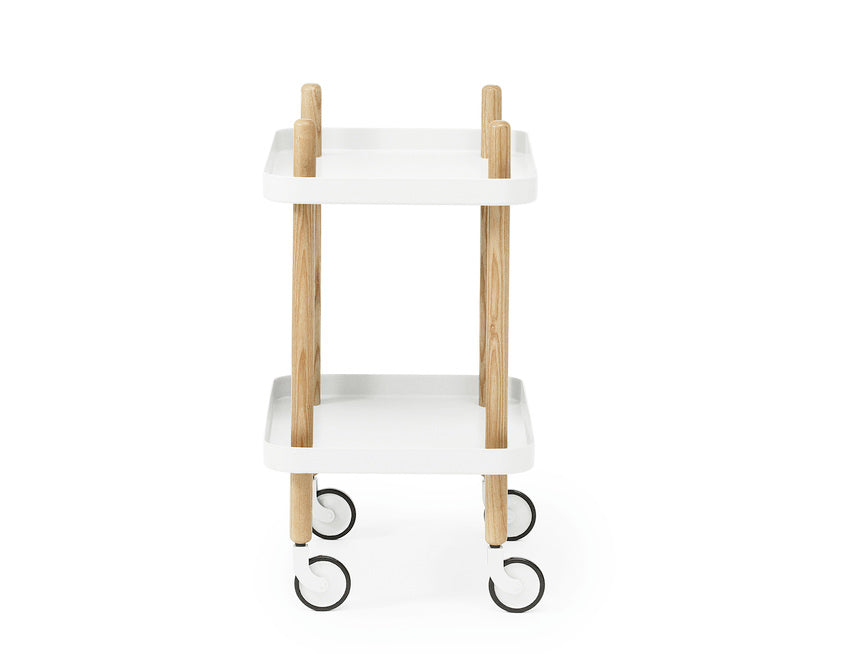 BLOCK white stroller with ash legs