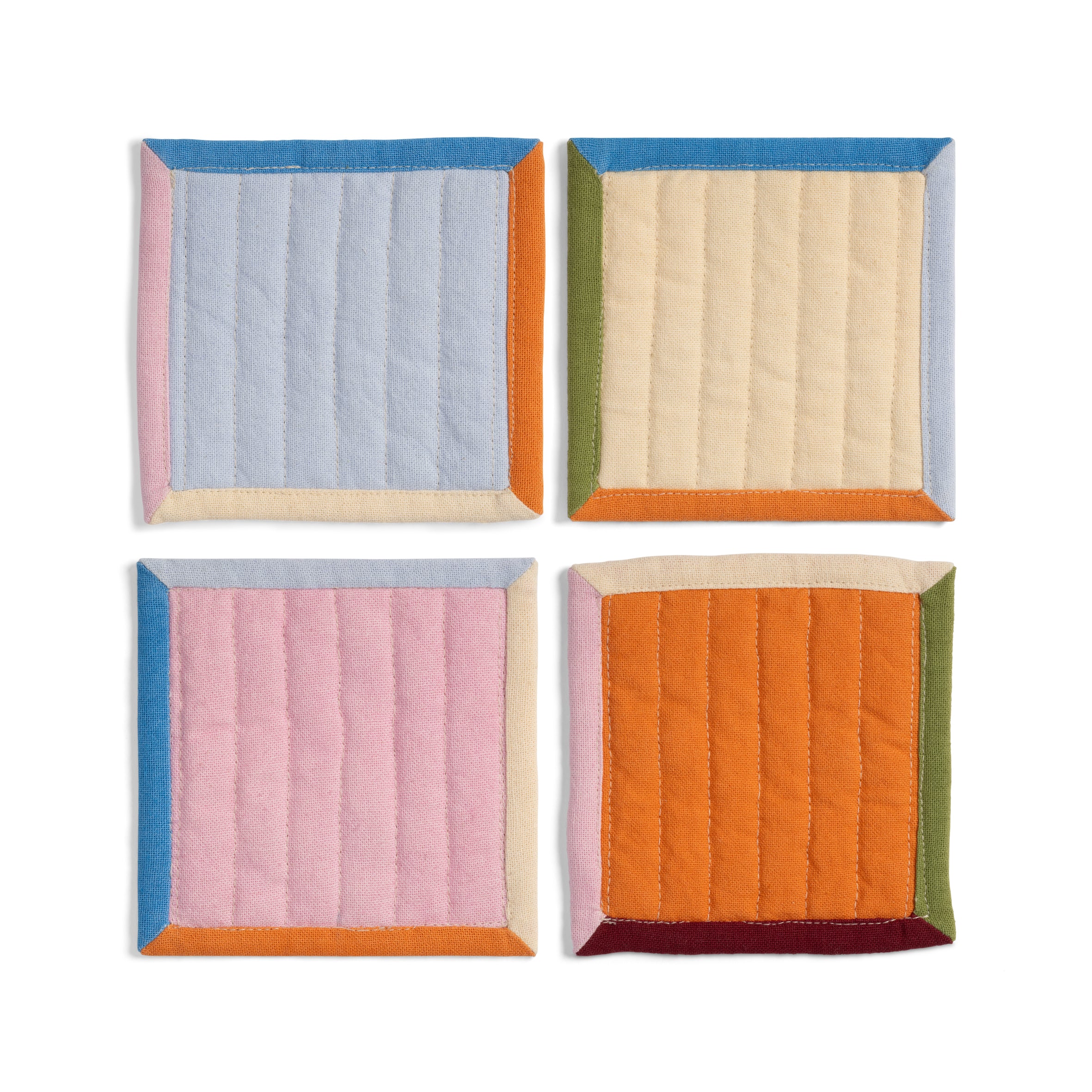 Colorful STITCH Coaster Set