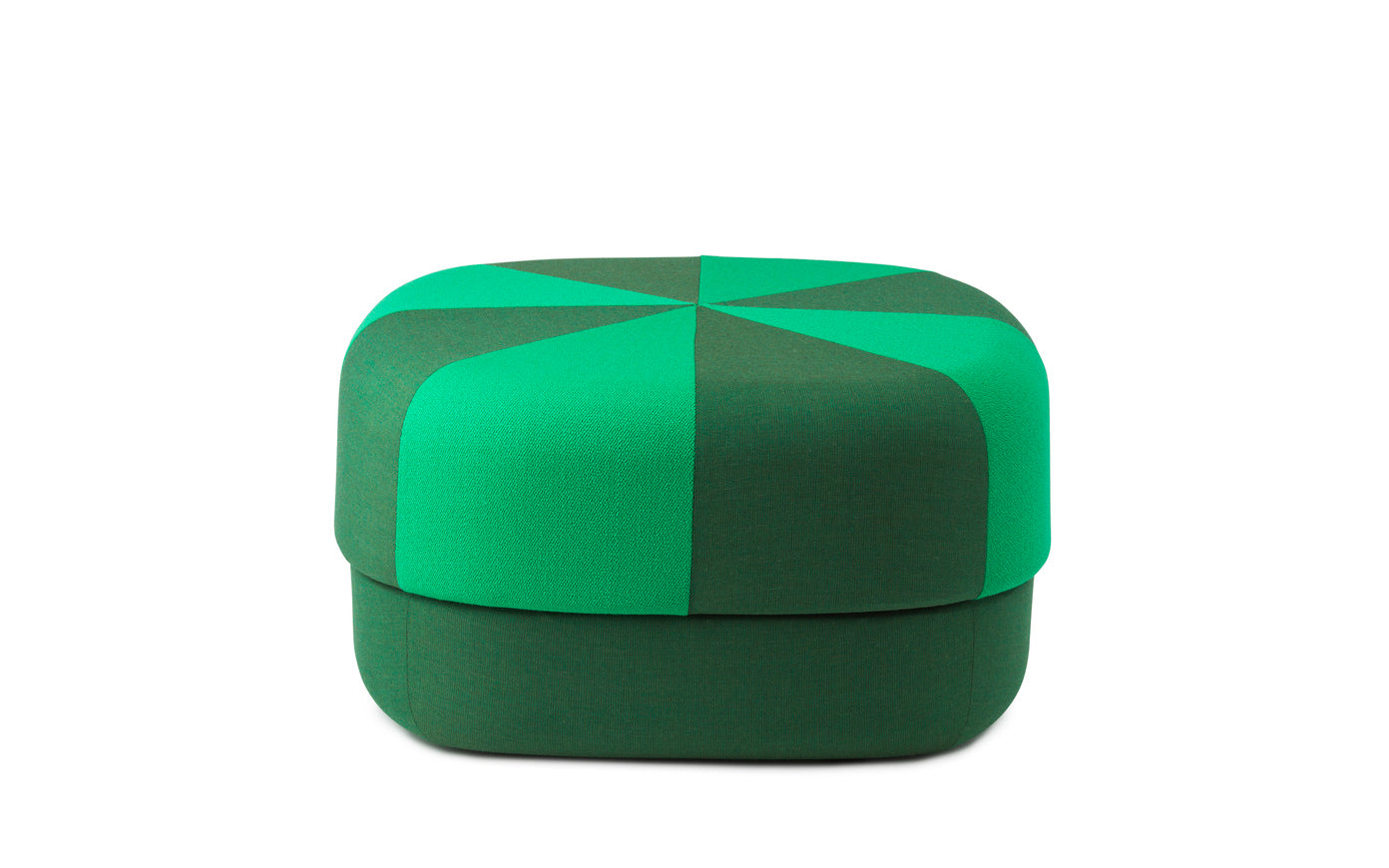 Pouf circus duo green