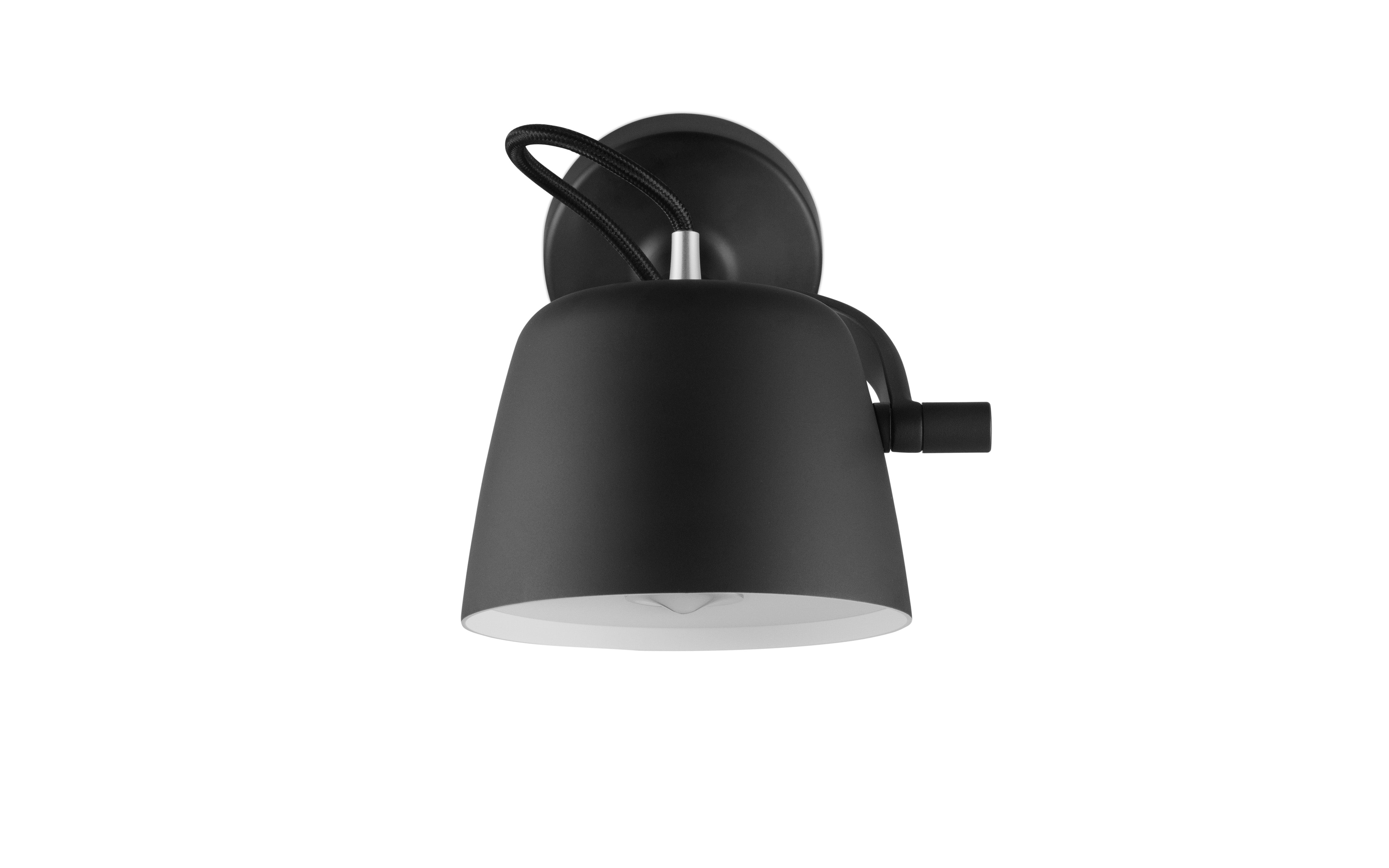 Verstellbare Wandleuchte TUB schwarz