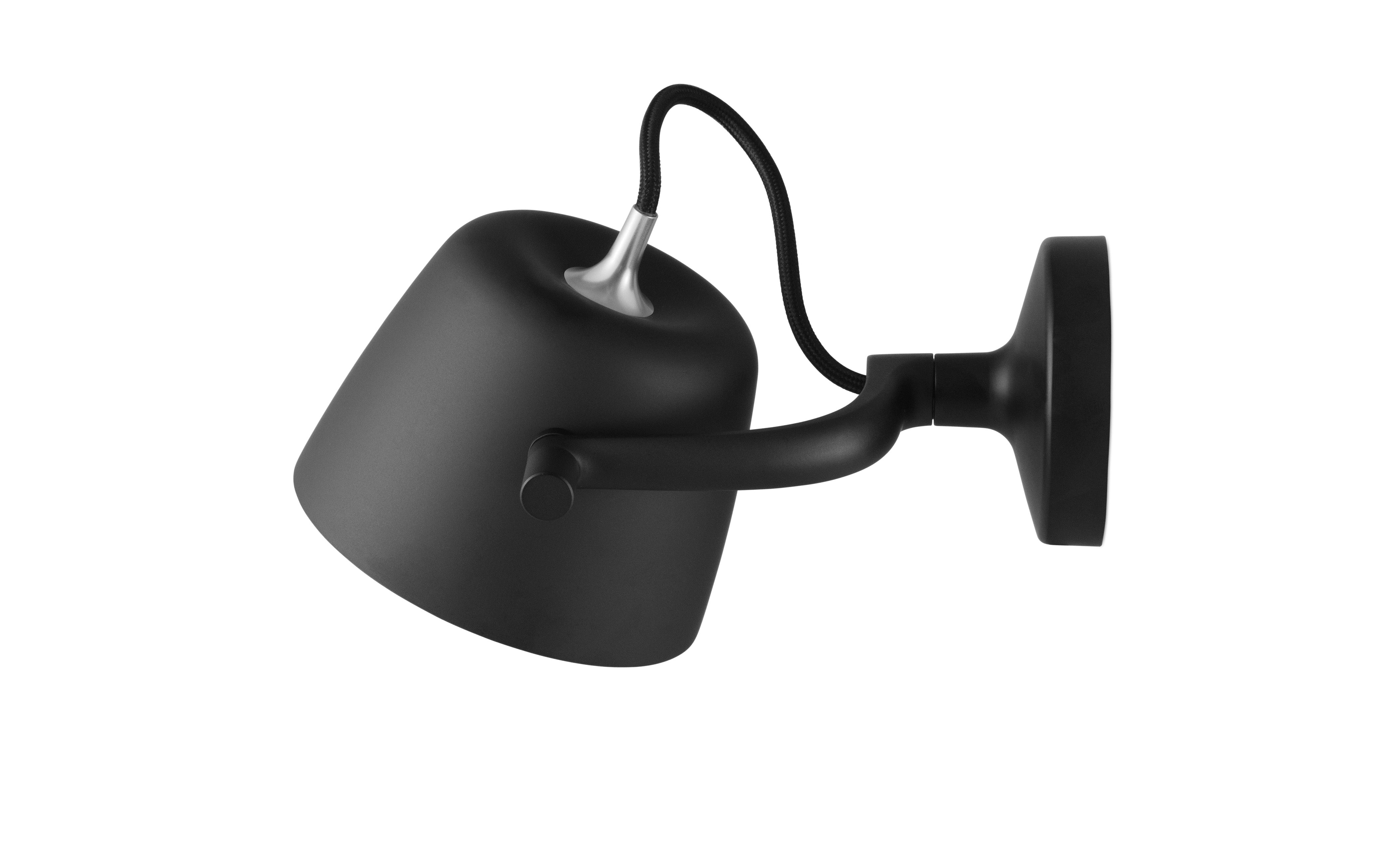 Verstellbare Wandleuchte TUB schwarz
