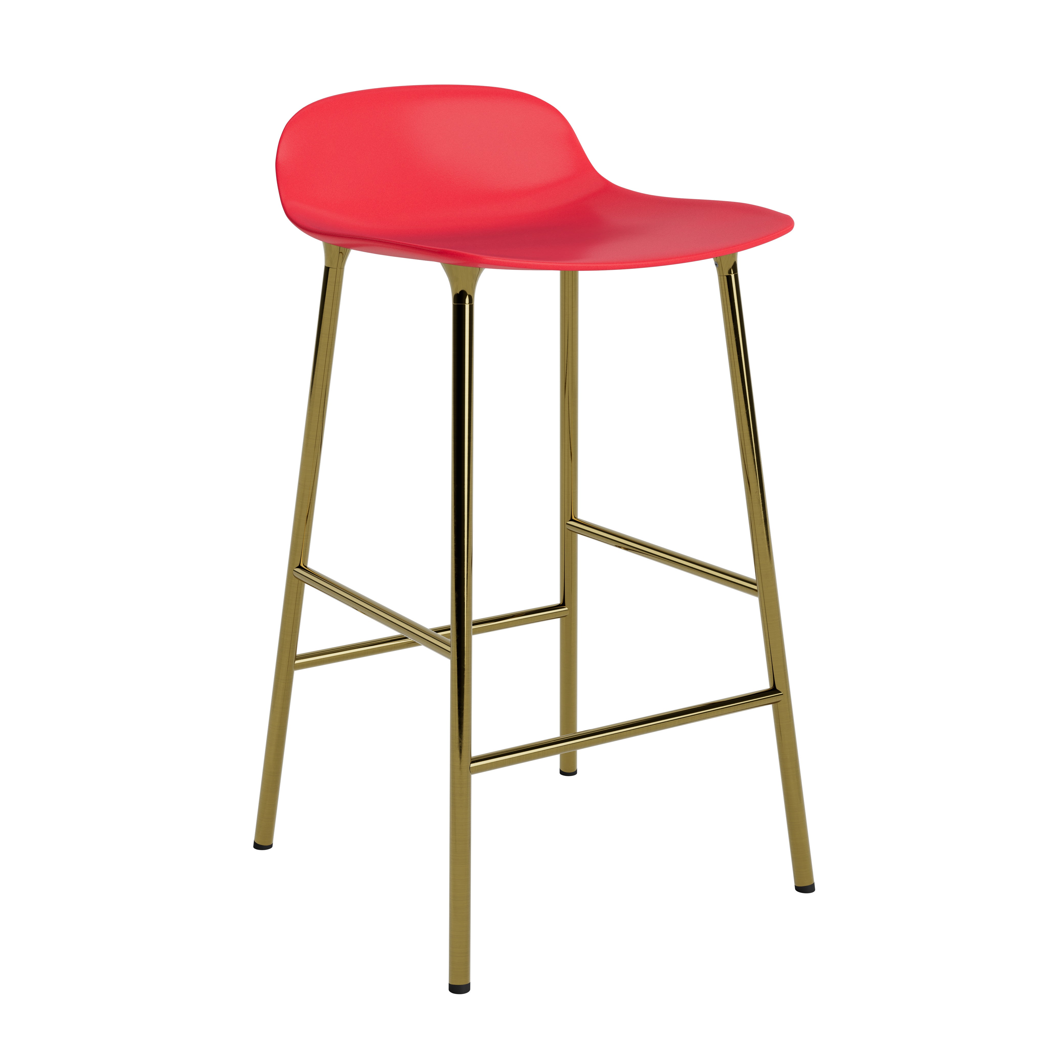 RED FORM HOKER WITH A GOLDEN CASE