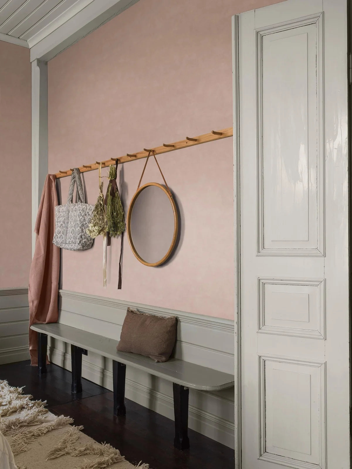 Canvas-like Wallpaper SHADES - RHODONITE Light Pink
